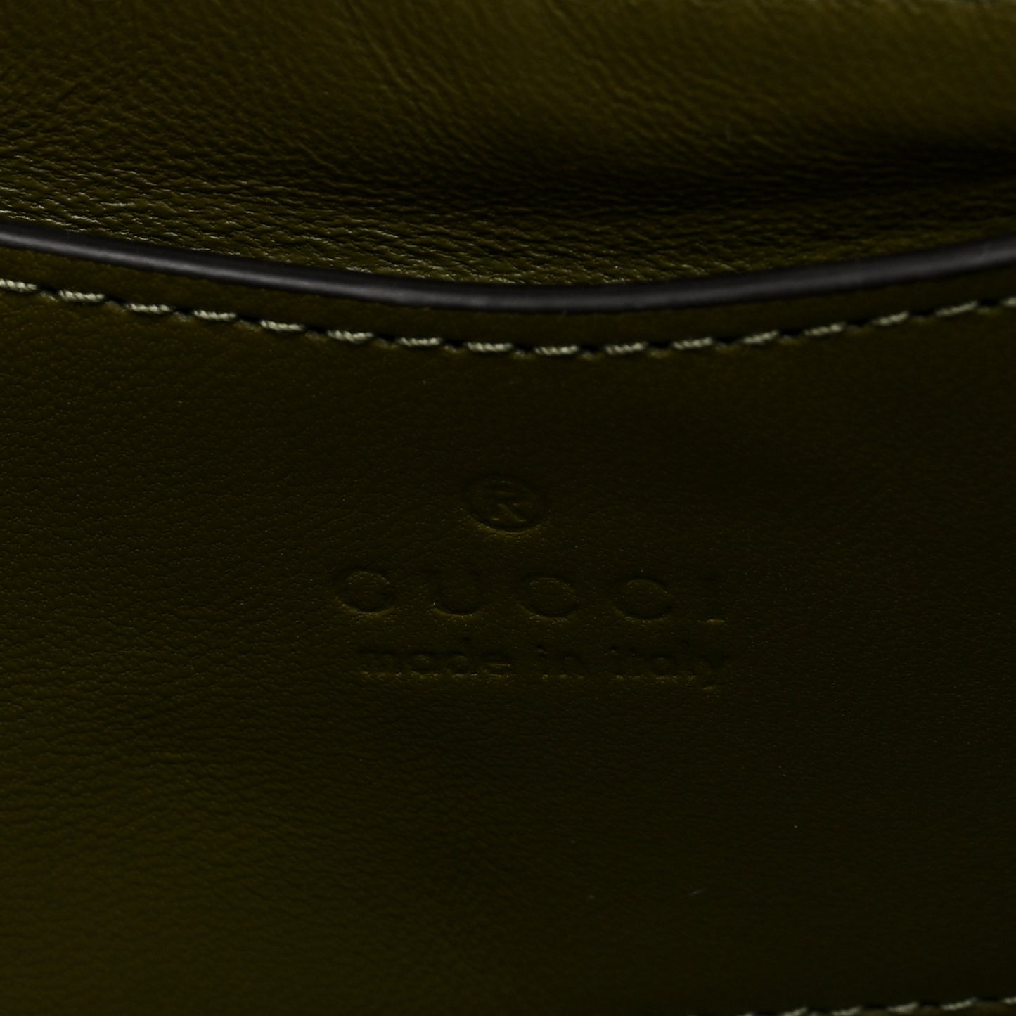 Lambskin Embossed Mini GG Milano Top Handle Shoulder Bag Green
