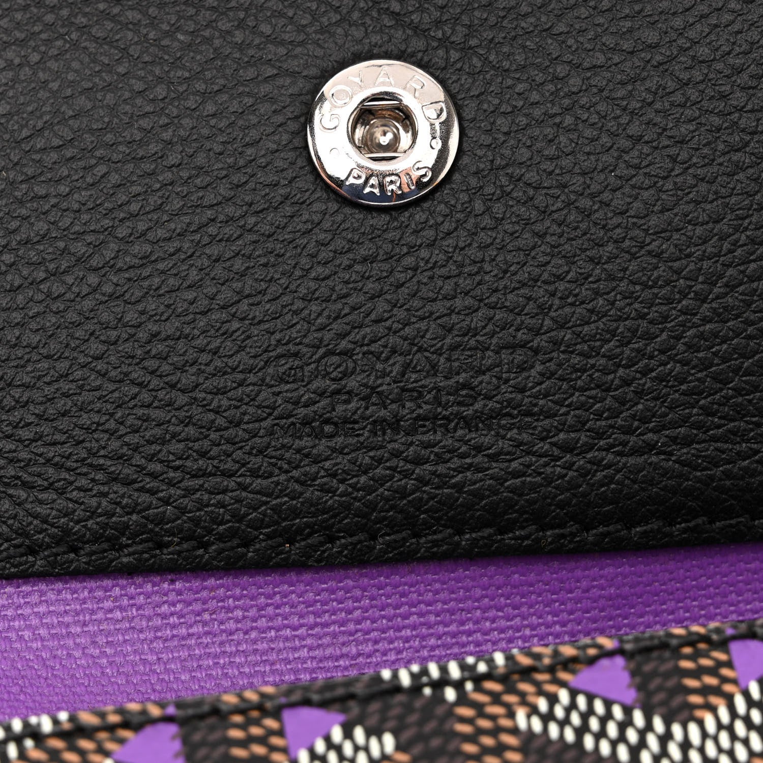 Goyard Goyardine Saint Louis Claire Voie PM Black Violet 7 of 14