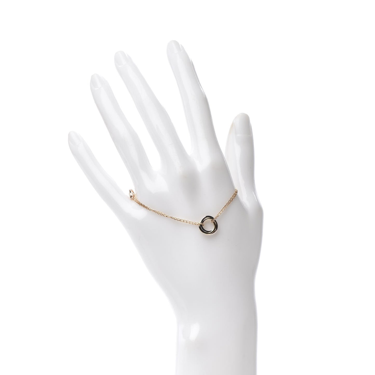 18K Pink Yellow White Gold Trinity Bracelet