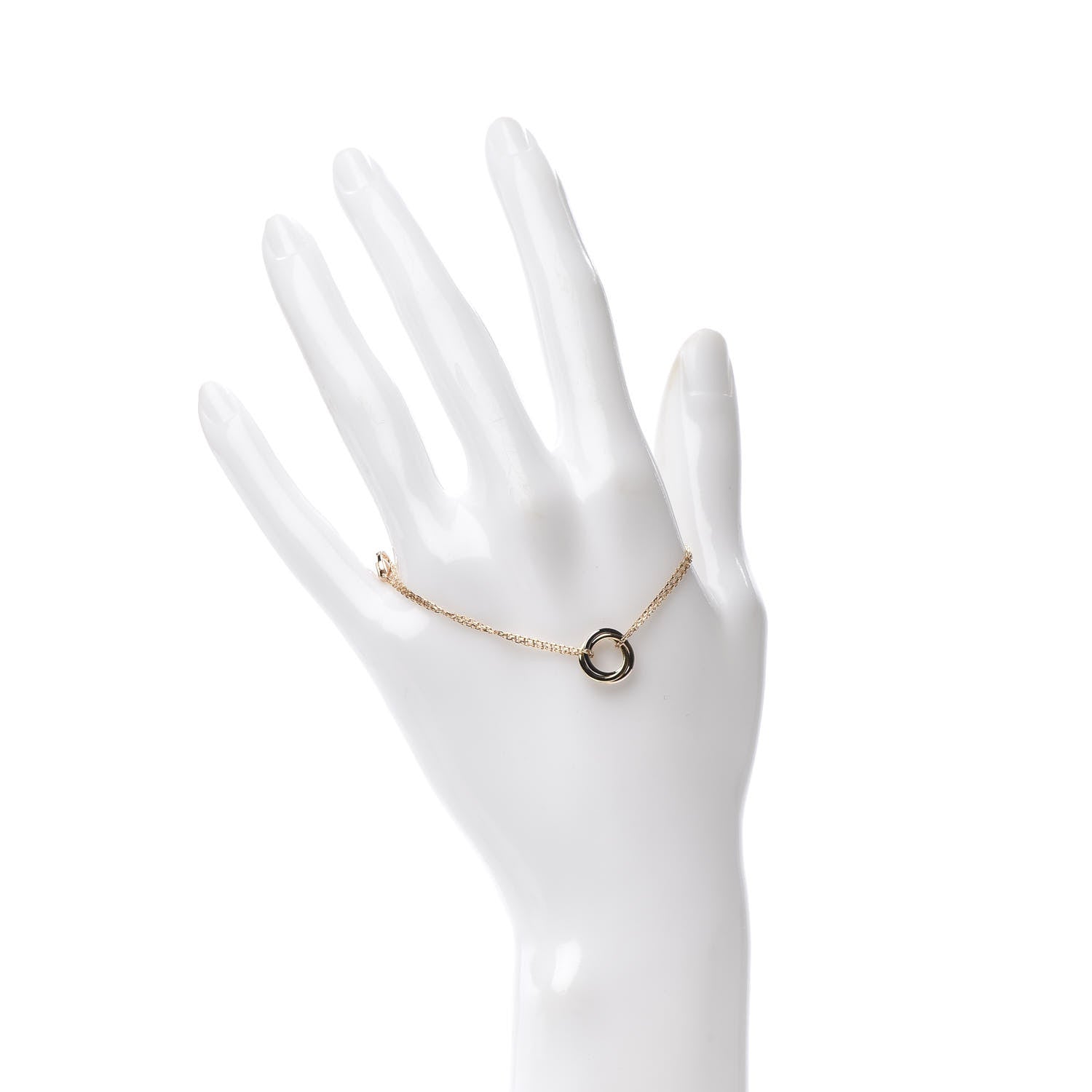 Cartier 18K Pink Yellow White Gold Trinity Bracelet 2 of 5