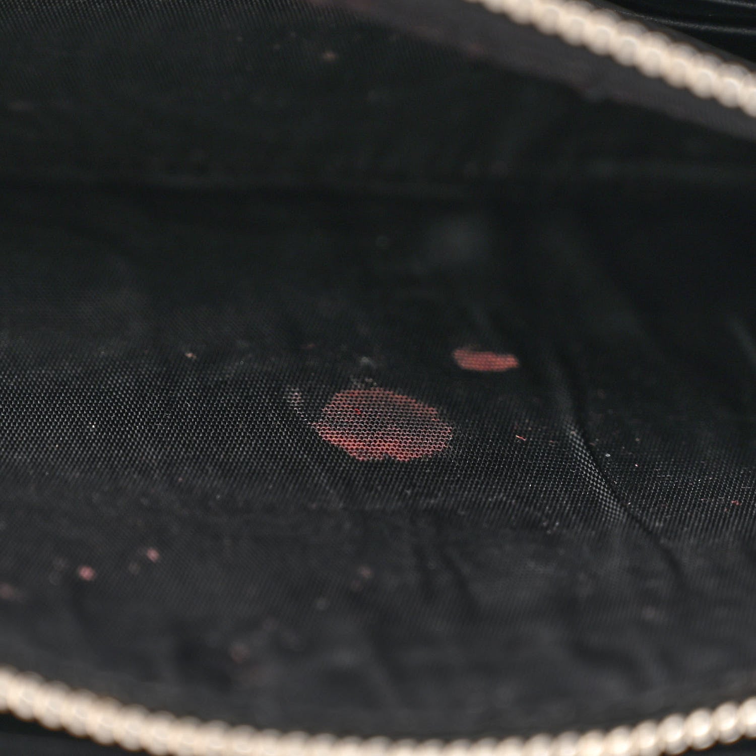 Saint Laurent Velvet Crystal Monogram Chain Wallet Black 14 of 14