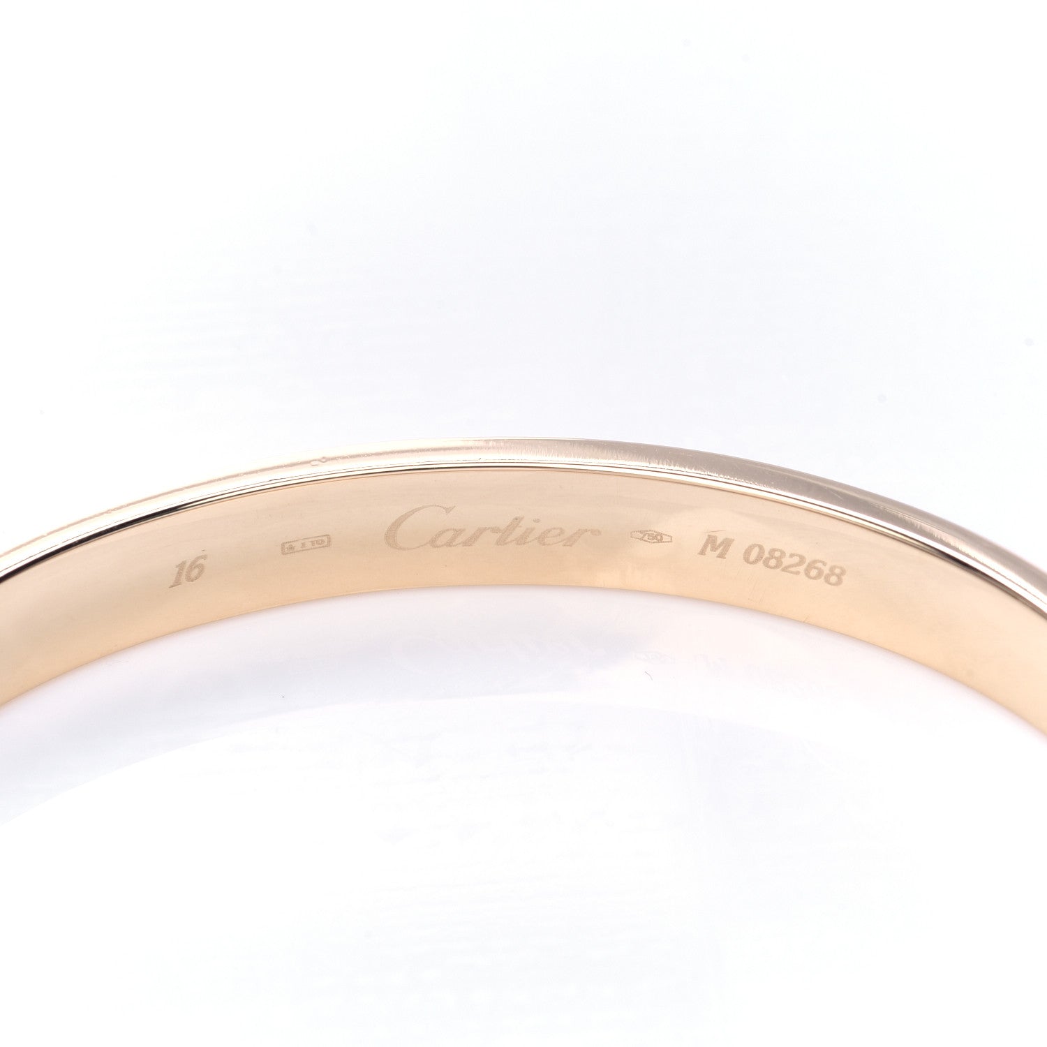 Cartier 18K Yellow Gold LOVE Bracelet 16 4 of 6