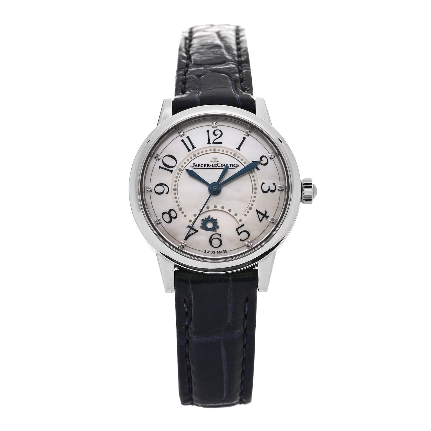 Stainless Steel Alligator Diamond Mother of Pearl 29mm Rendez Vous Automatic Watch Q3468410