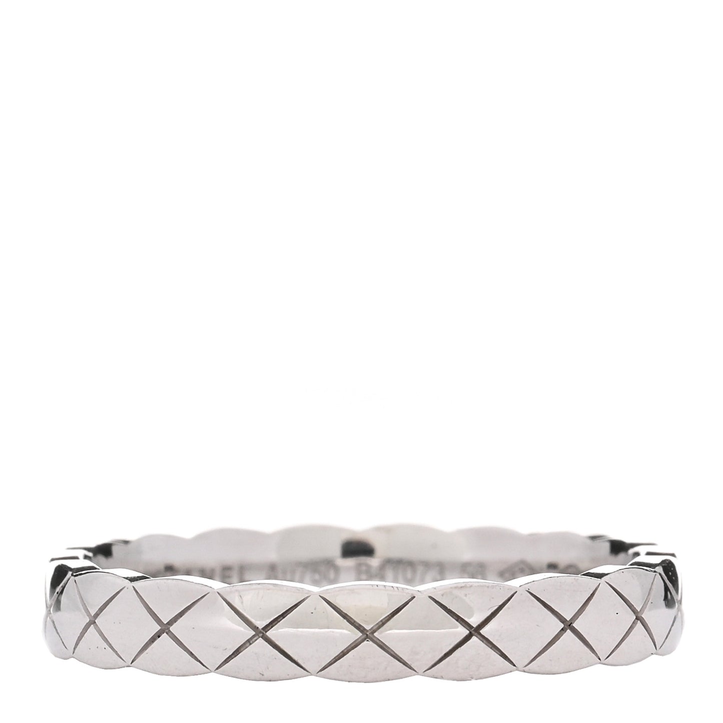 18K White Gold Mini Coco Crush Ring 56 7.5