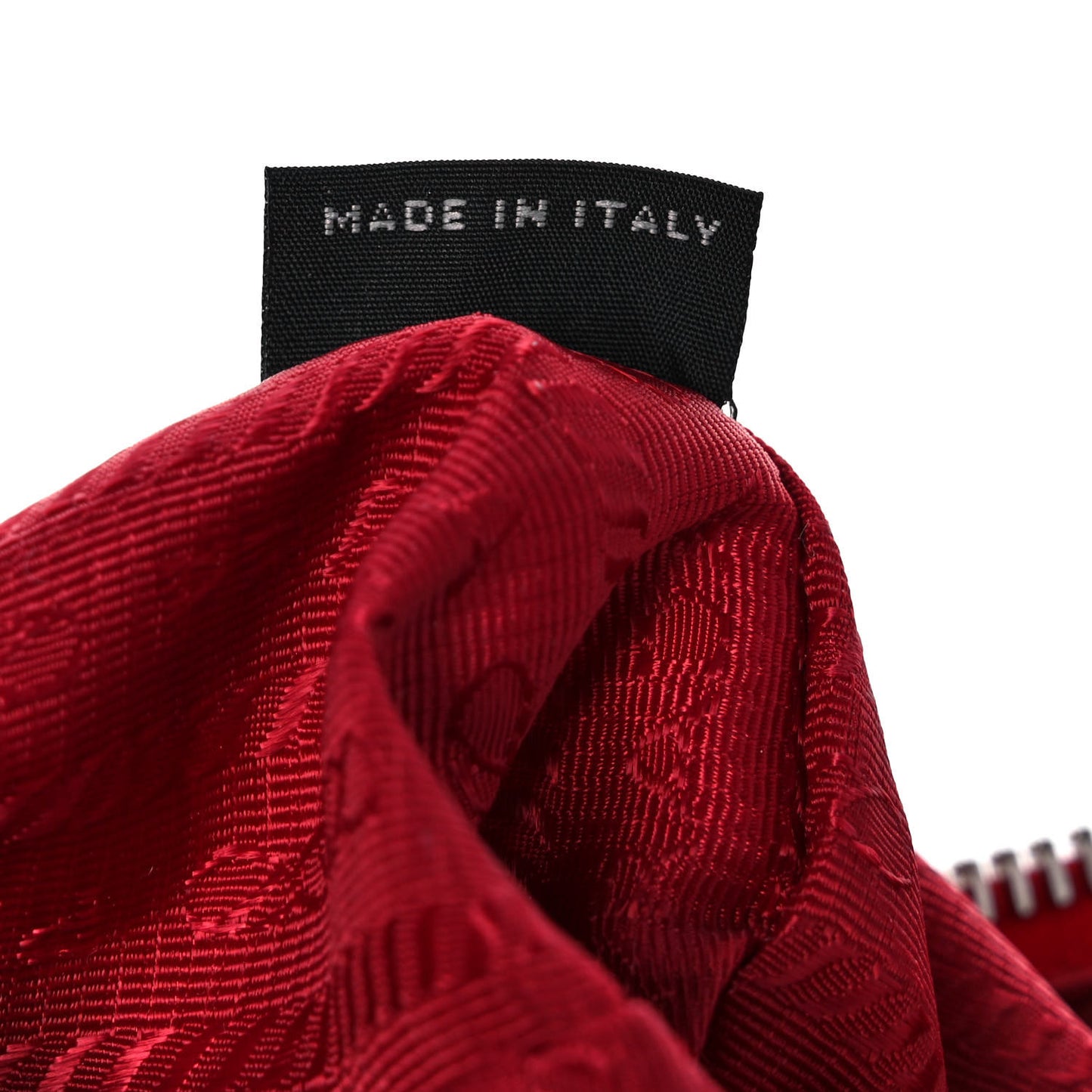 Tessuto Nylon Gaufre Shoulder Bag Rosso