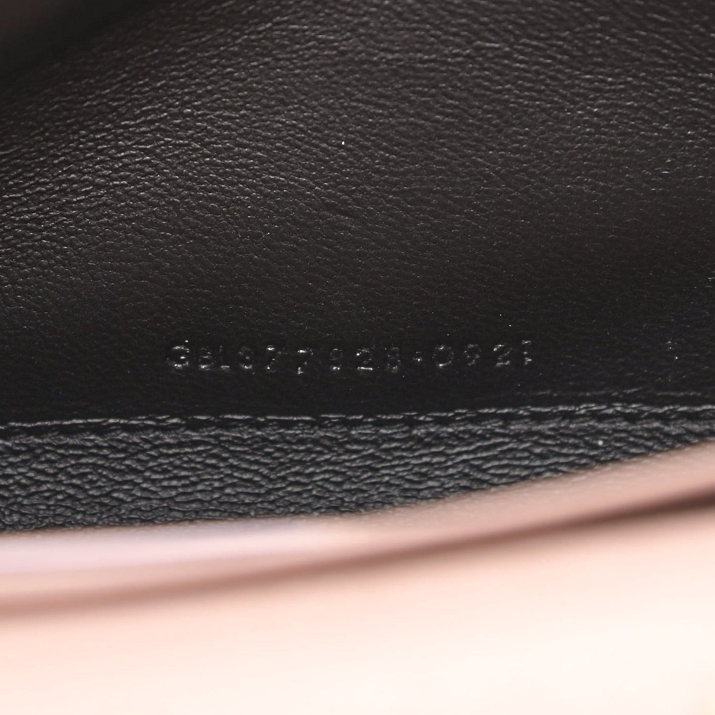 Grain De Poudre Matelasse Chevron Monogram Chain Wallet Pale Pink
