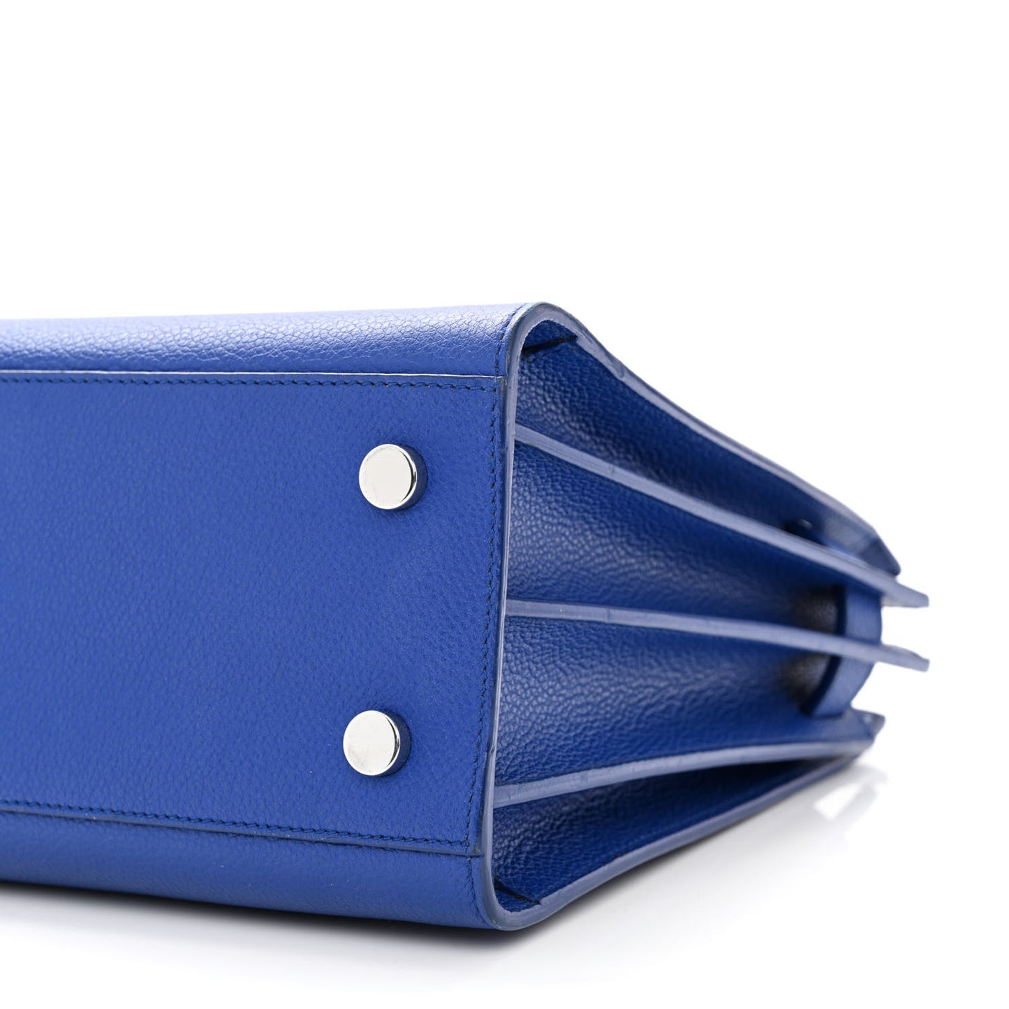 Grained Calfskin Baby Sac De Jour Royal Blue