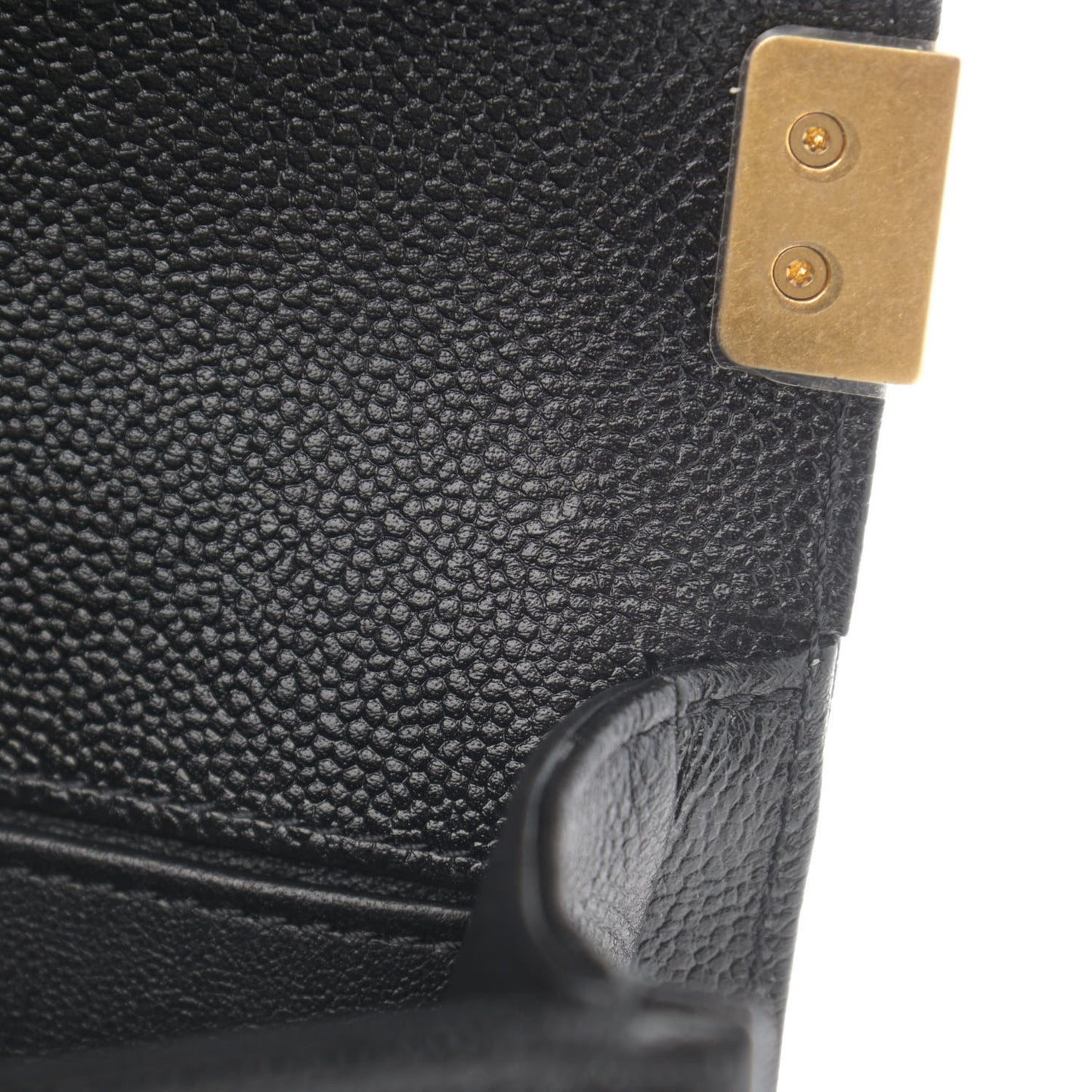 Caviar Quilted Small Boy Messenger Bag Black