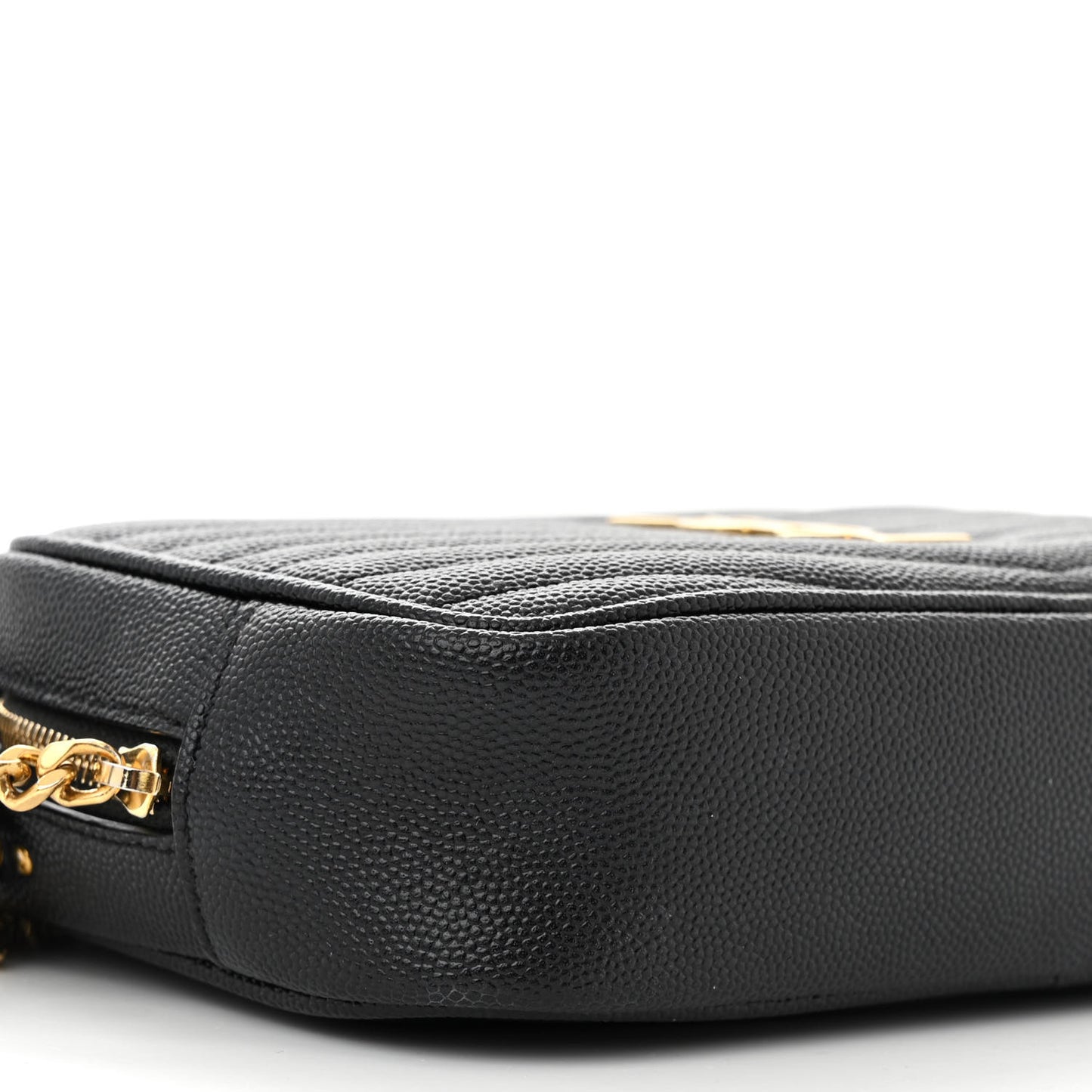 Grain De Poudre Matelasse Monogram Mini Lou Camera Bag Black