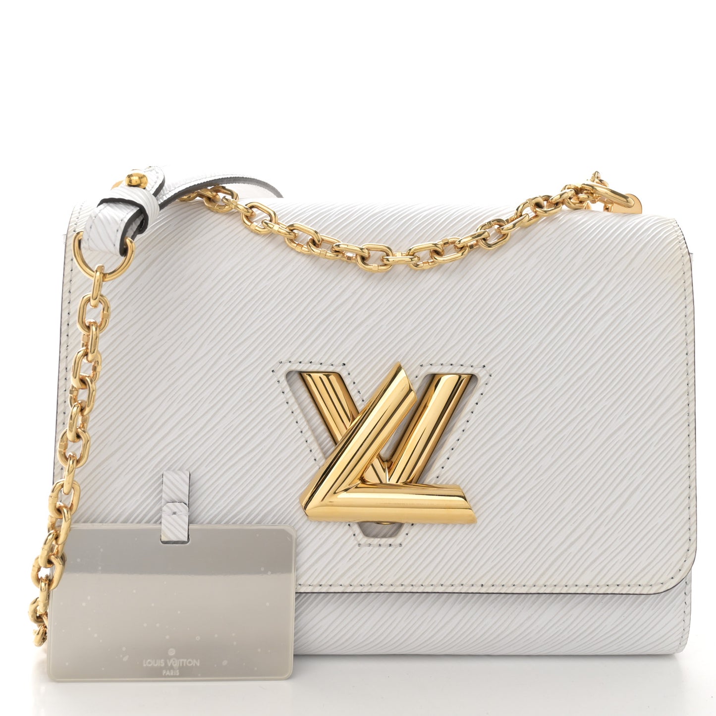 Epi Twist Shoulder Bag MM White