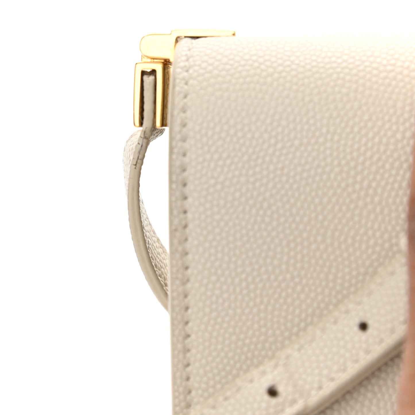 Grain de Poudre Mini Uptown Crossbody Bag Crema Soft