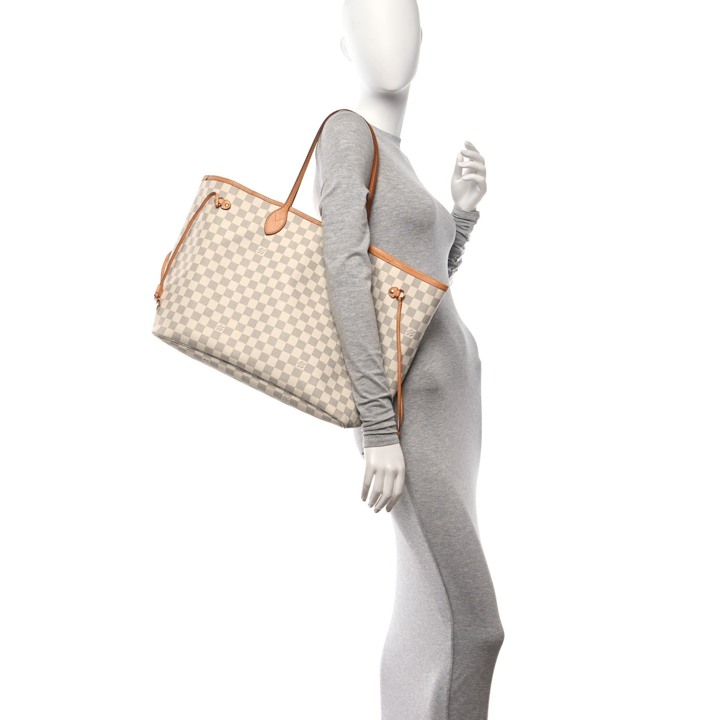 Damier Azur Neo Neverfull GM Rose Ballerine