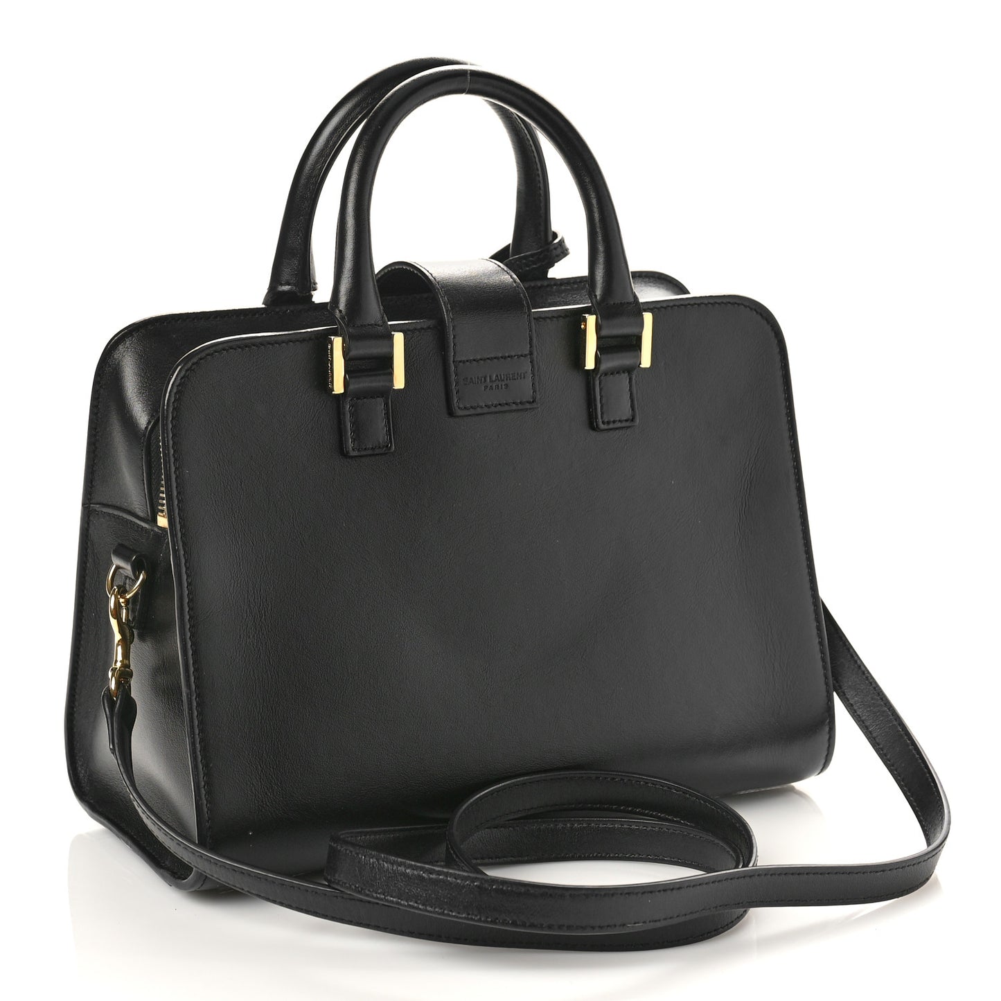Calfskin Monogram Baby Cabas Black