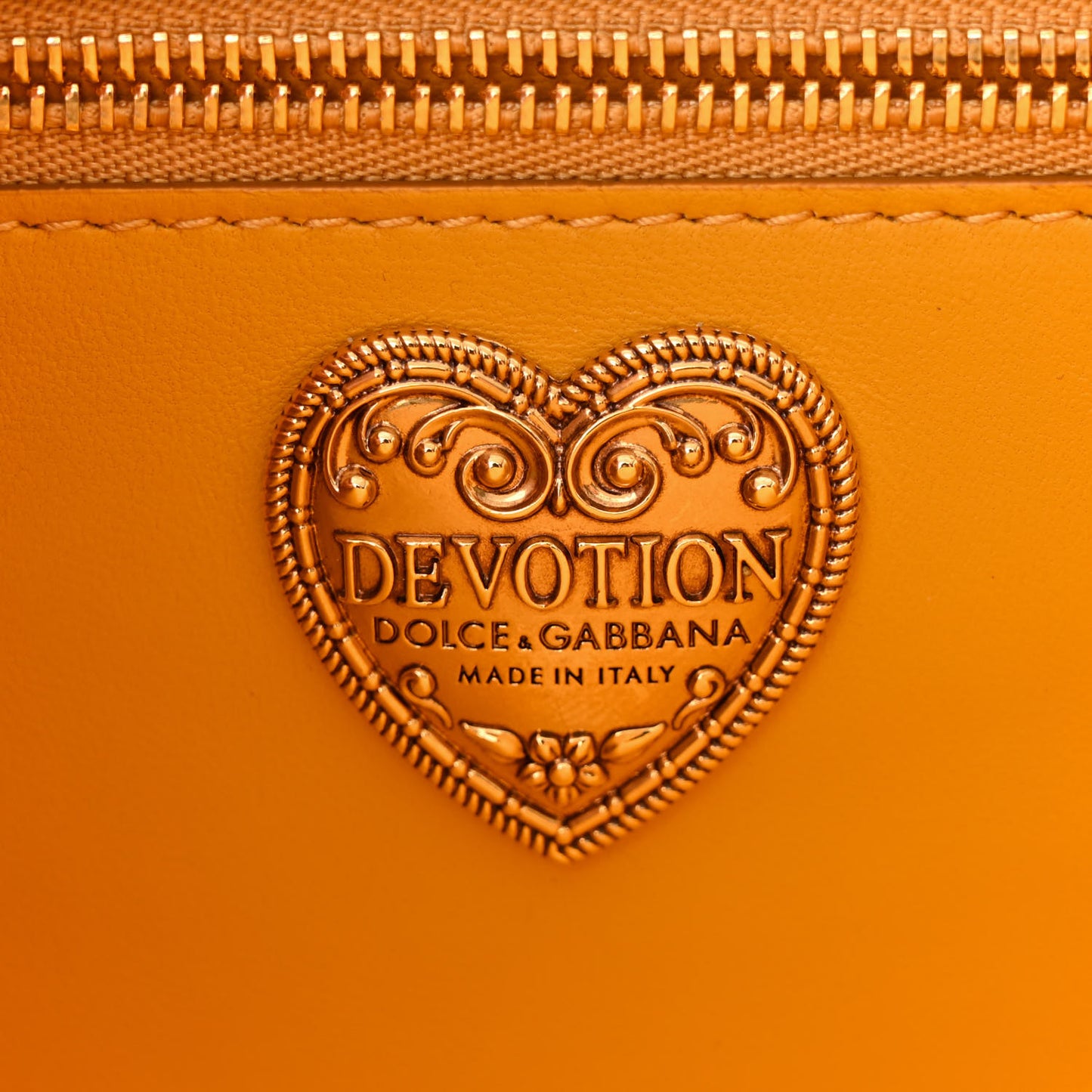 Calfskin Large Devotion Crossbody Bag Yellow