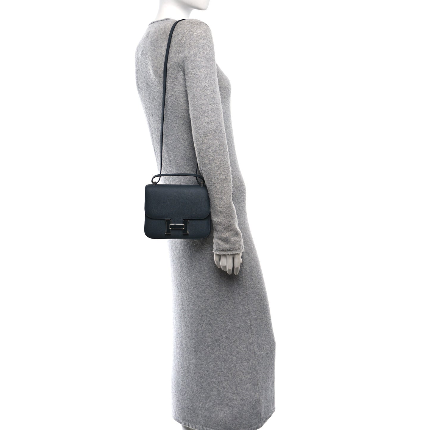 Epsom Enamel Constance 18 Gris Misty Gris Fonce