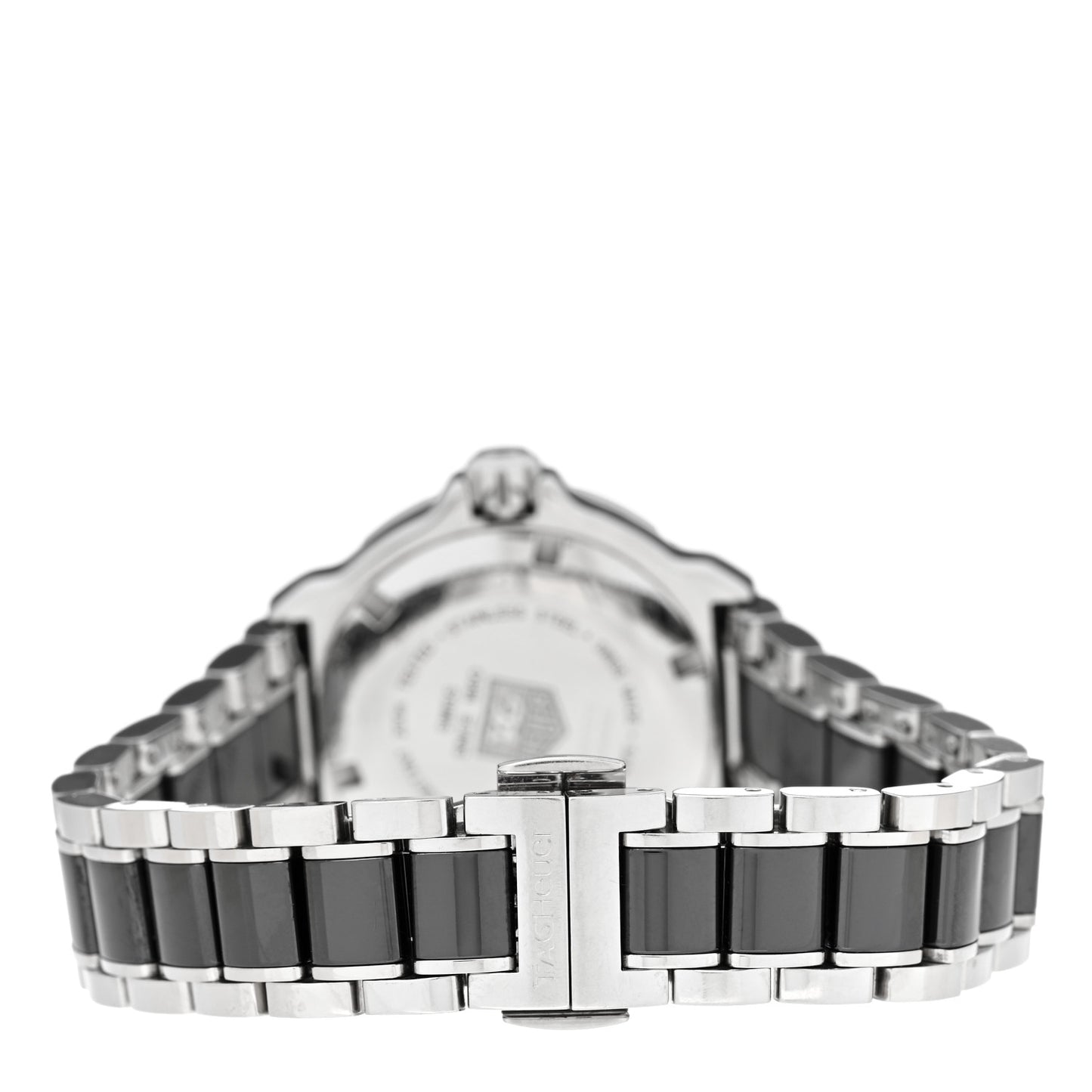 Stainless Steel Ceramic Diamond Bezel 34mm Formula 1 Lady Quartz Watch Black WAH1212