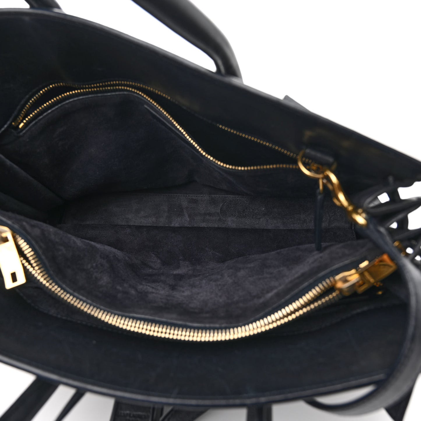 Calfskin Small Sac De Jour Navy