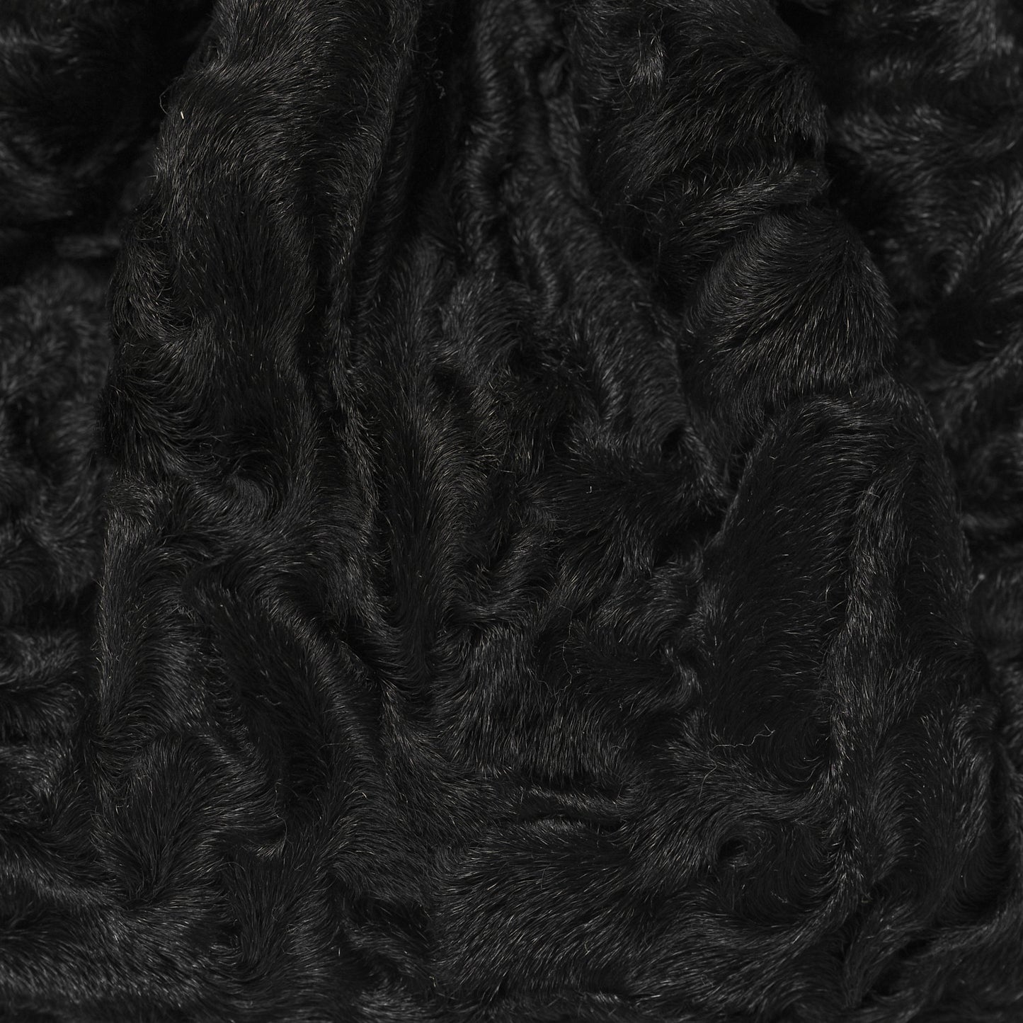 Astrakhan Bebop Loop Clutch Black