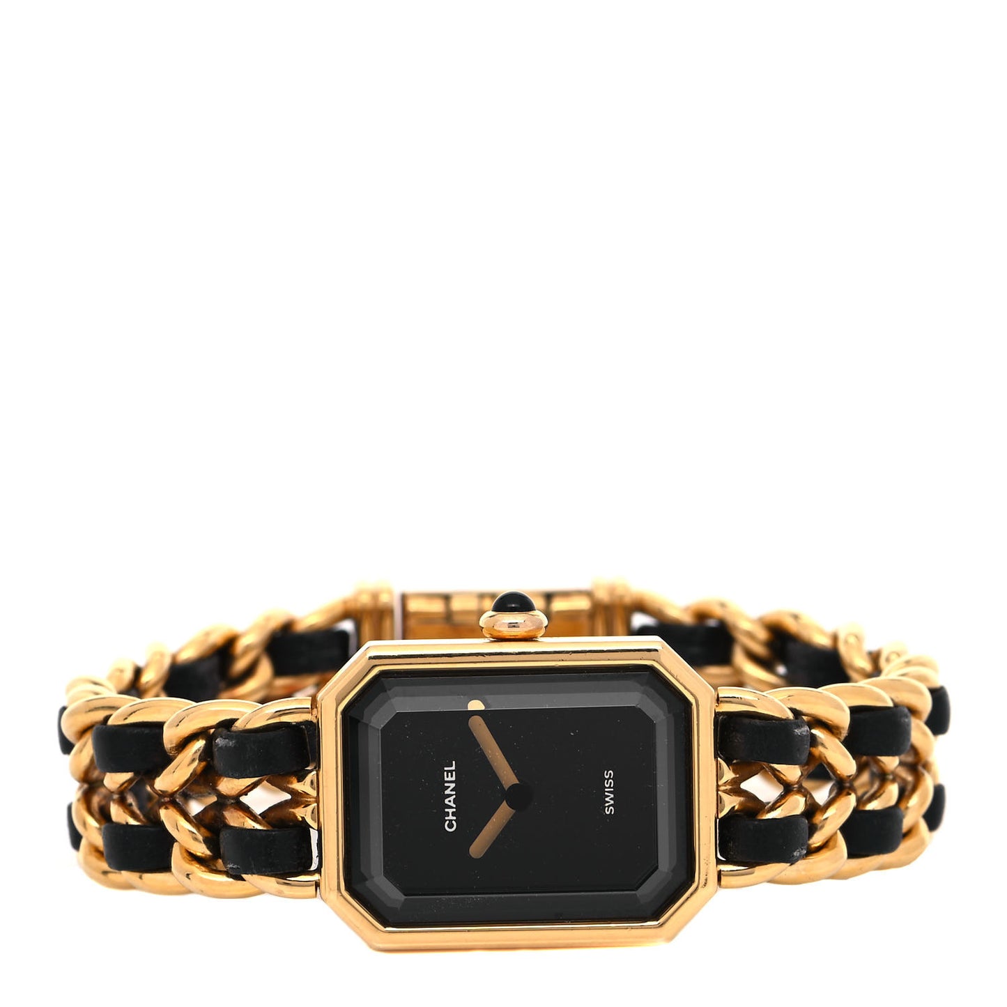 Stainless Steel Lambskin 20mm Chain Premiere Quartz Watch Gold M