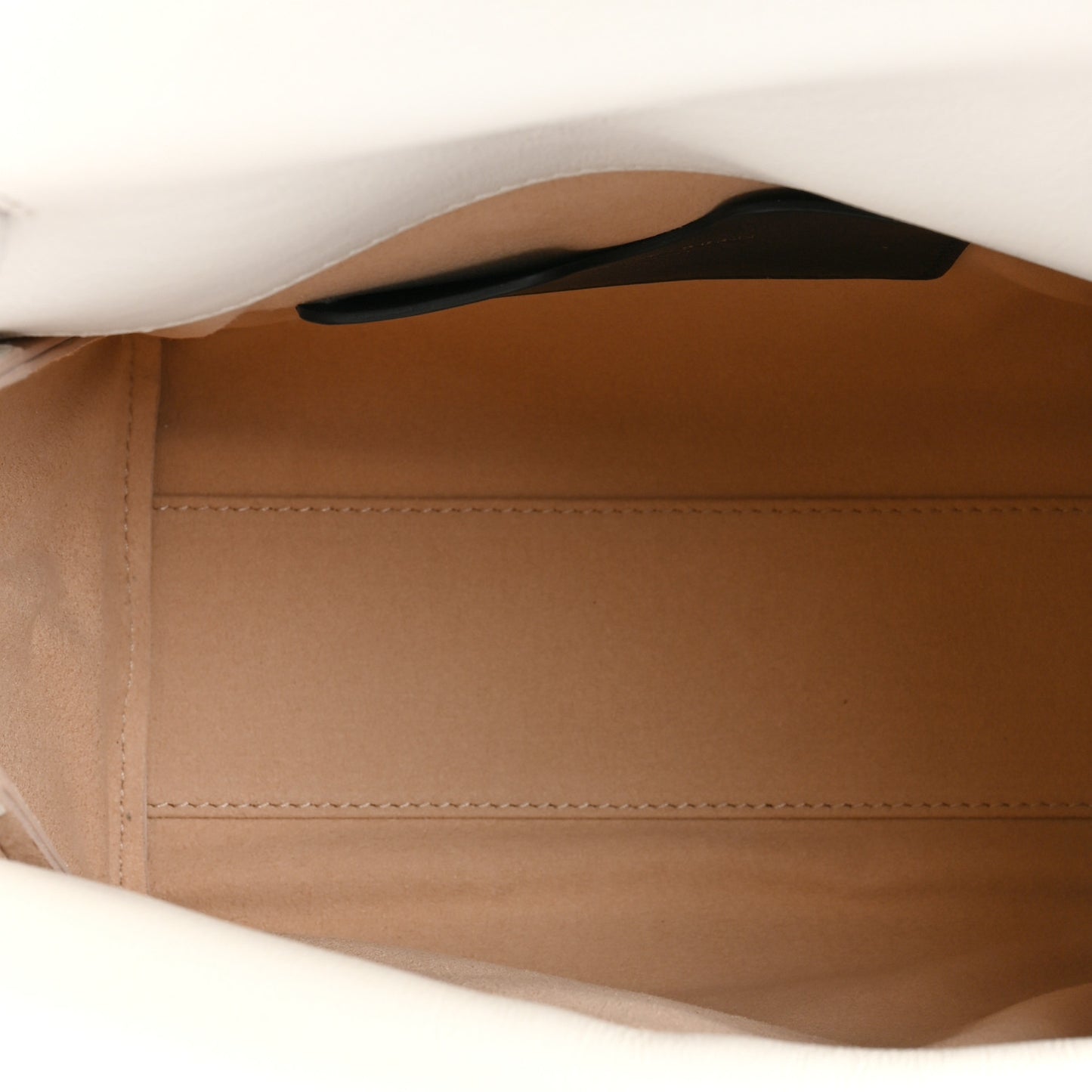 ALEXANDER MCQUEEN Calfskin The Small Story Bag Deep Ivory