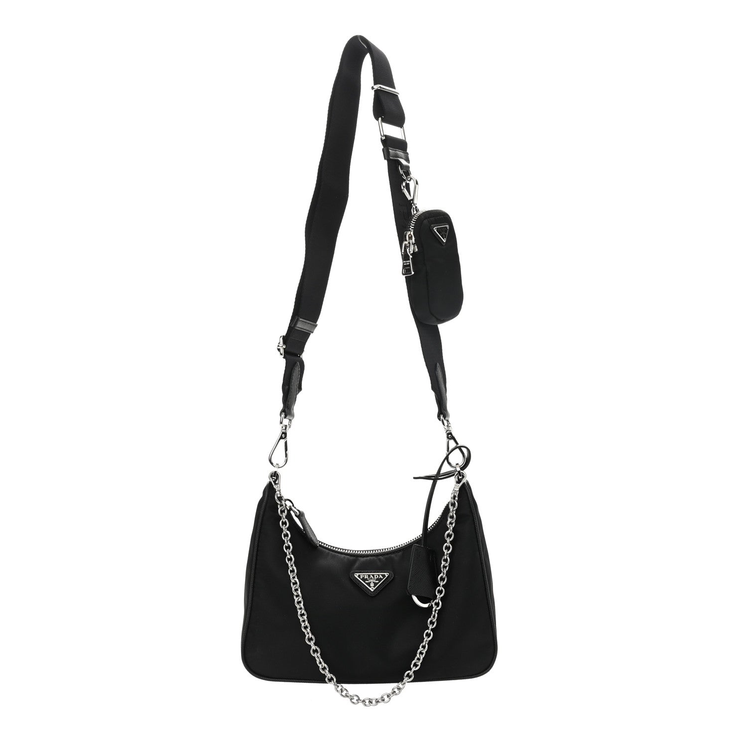 Prada Nylon Re-Edition 2005 Shoulder Bag Black 1 of 11