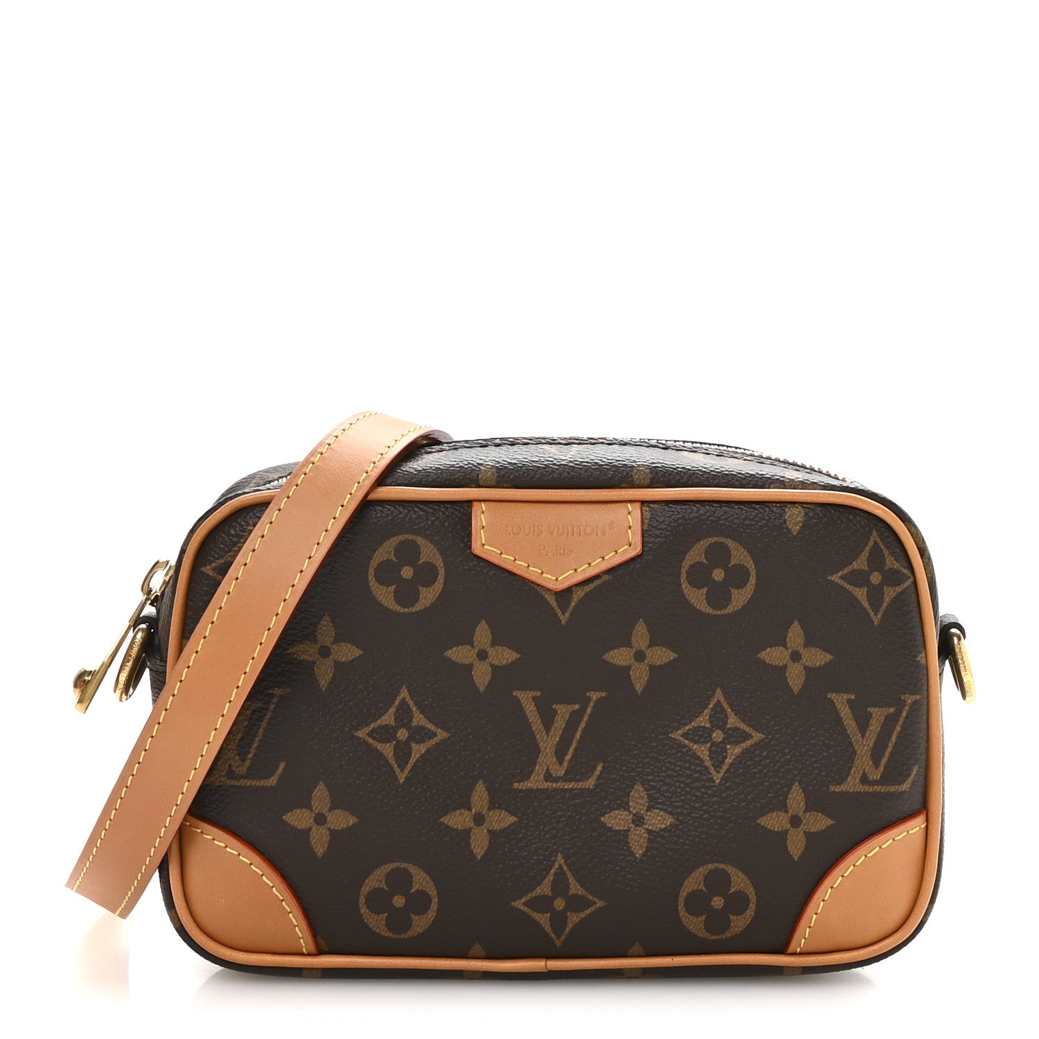 ほぼ未使用 LOUIS VUITTON Louis Vuitton Monogram Archive Trocadero Wearable Wallet 1849344