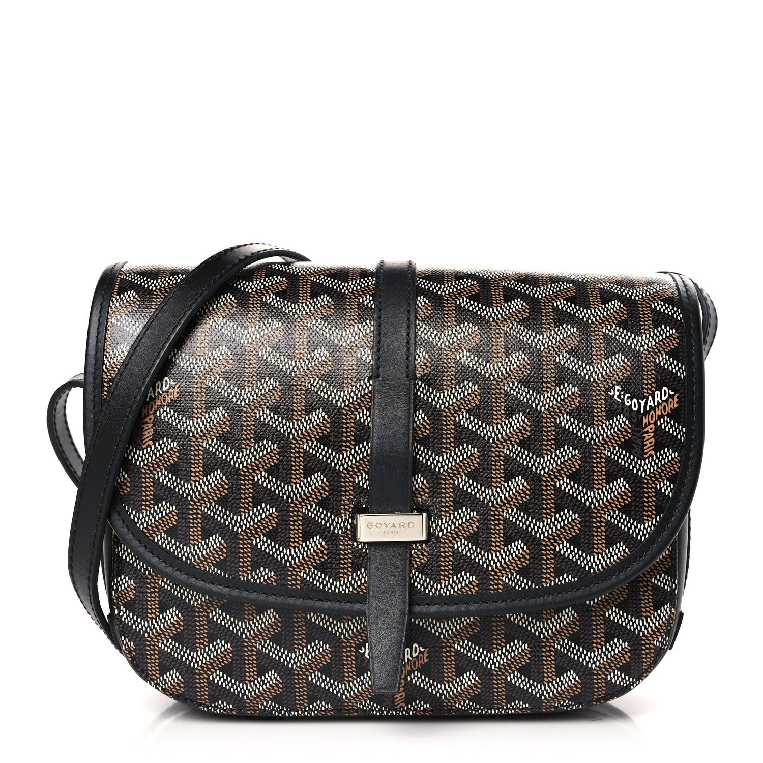 Goyard Goyardine Belvedere II PM Messenger Bag Black 1 of 8