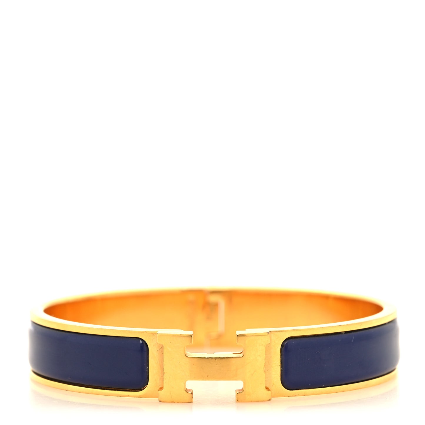 Enamel Narrow Clic Clac H Bracelet GM Iris