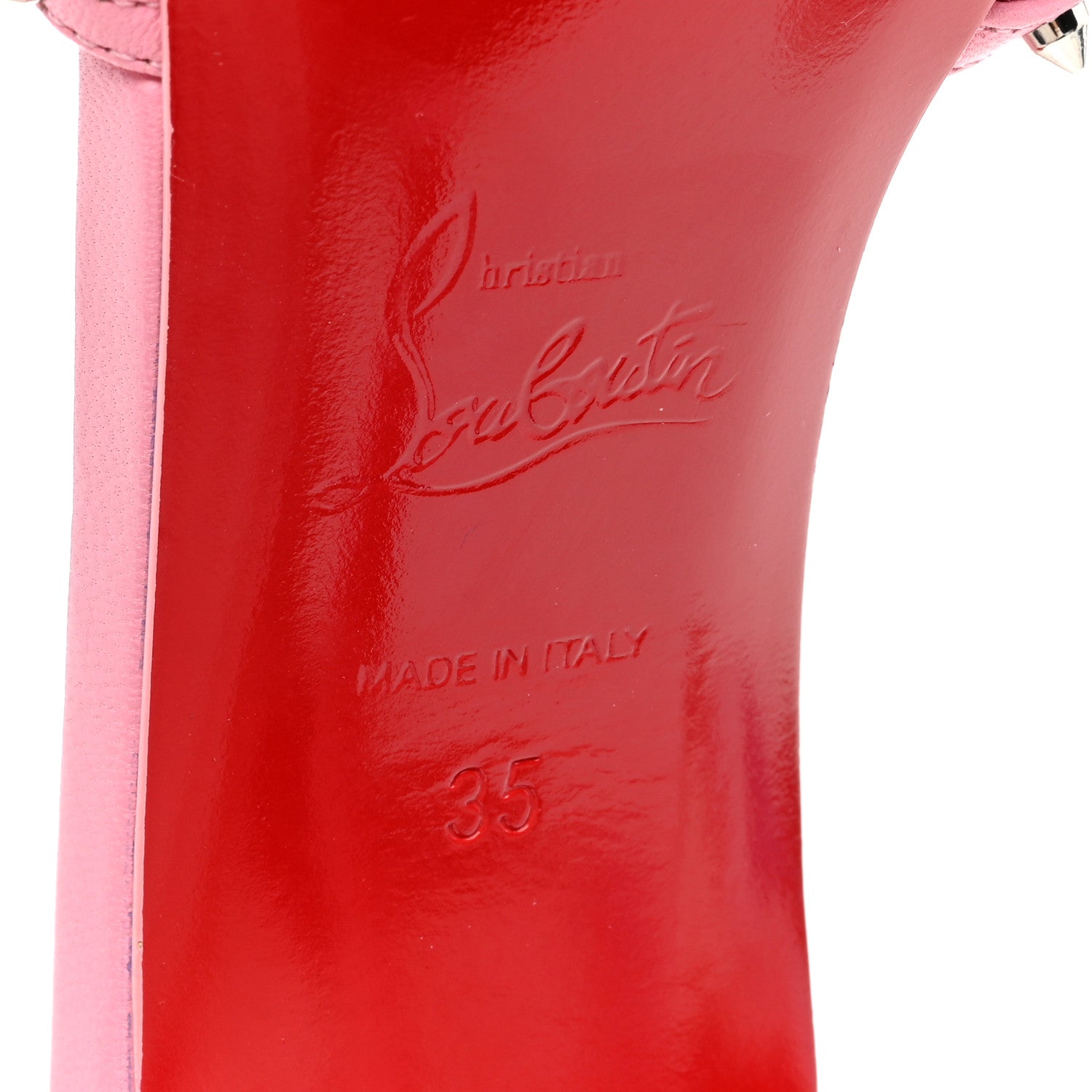 Christian Louboutin Nappa Tatoosh 85 Sandals 35 Calipso 6 of 8