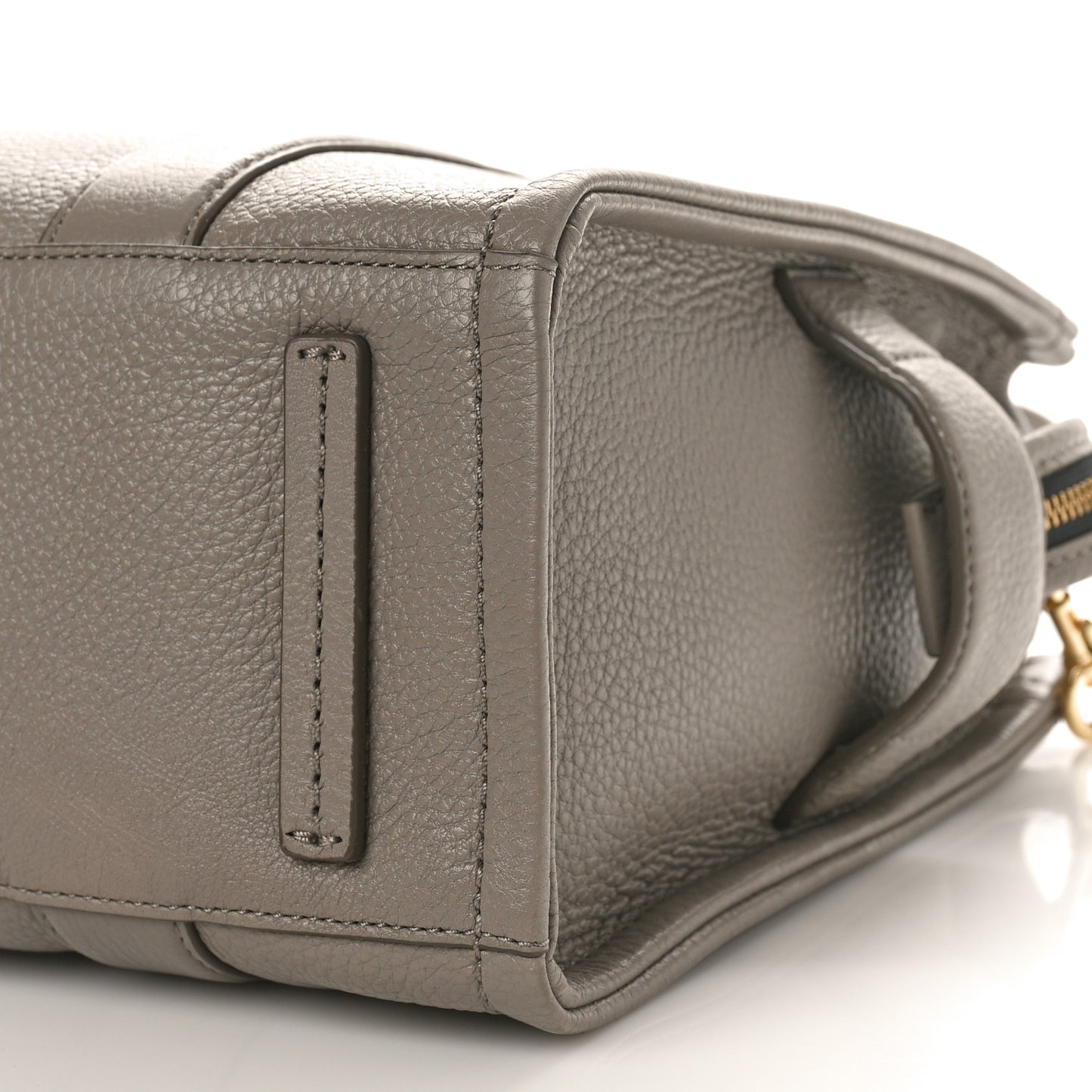 Grained Calfskin Small The Tote Bag Cement