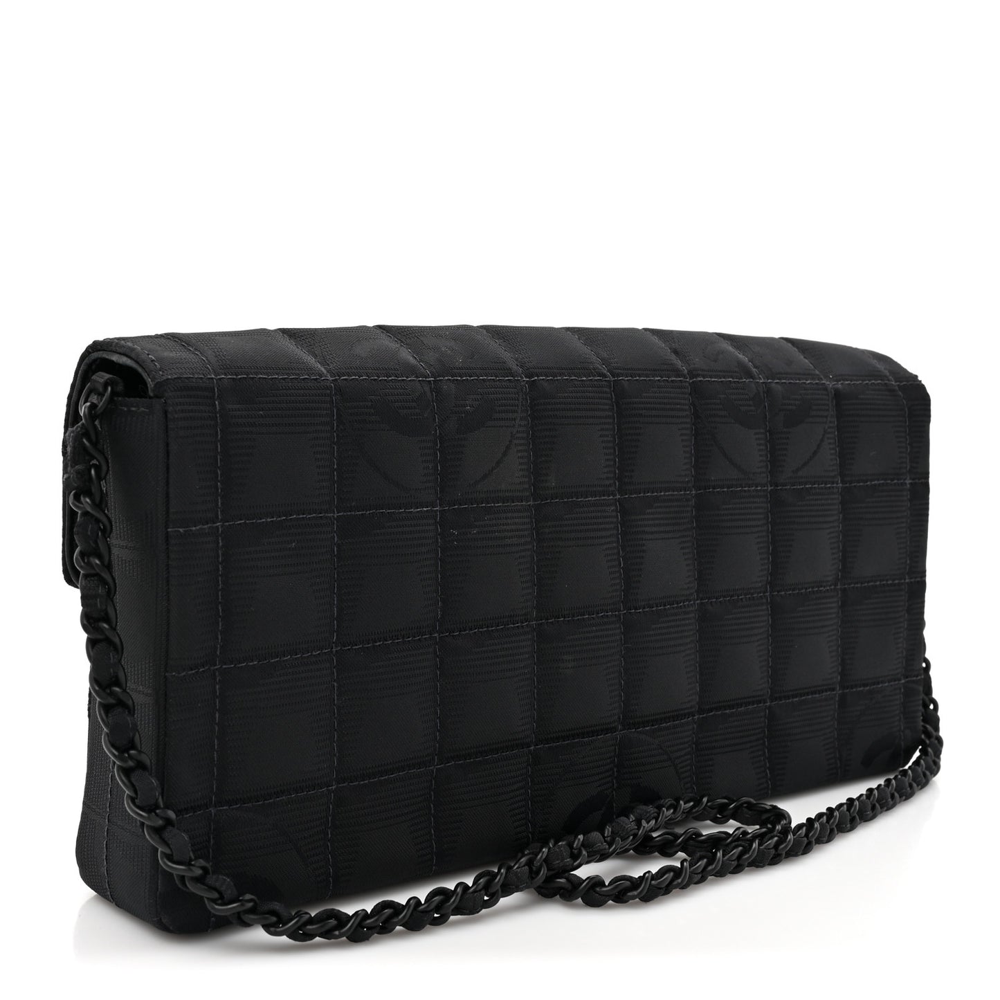 Nylon Travel East West Flap Black