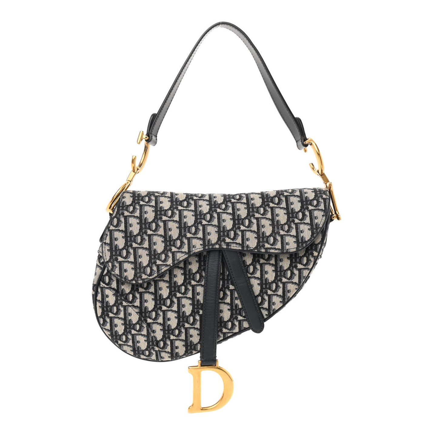 Oblique Saddle Bag Blue