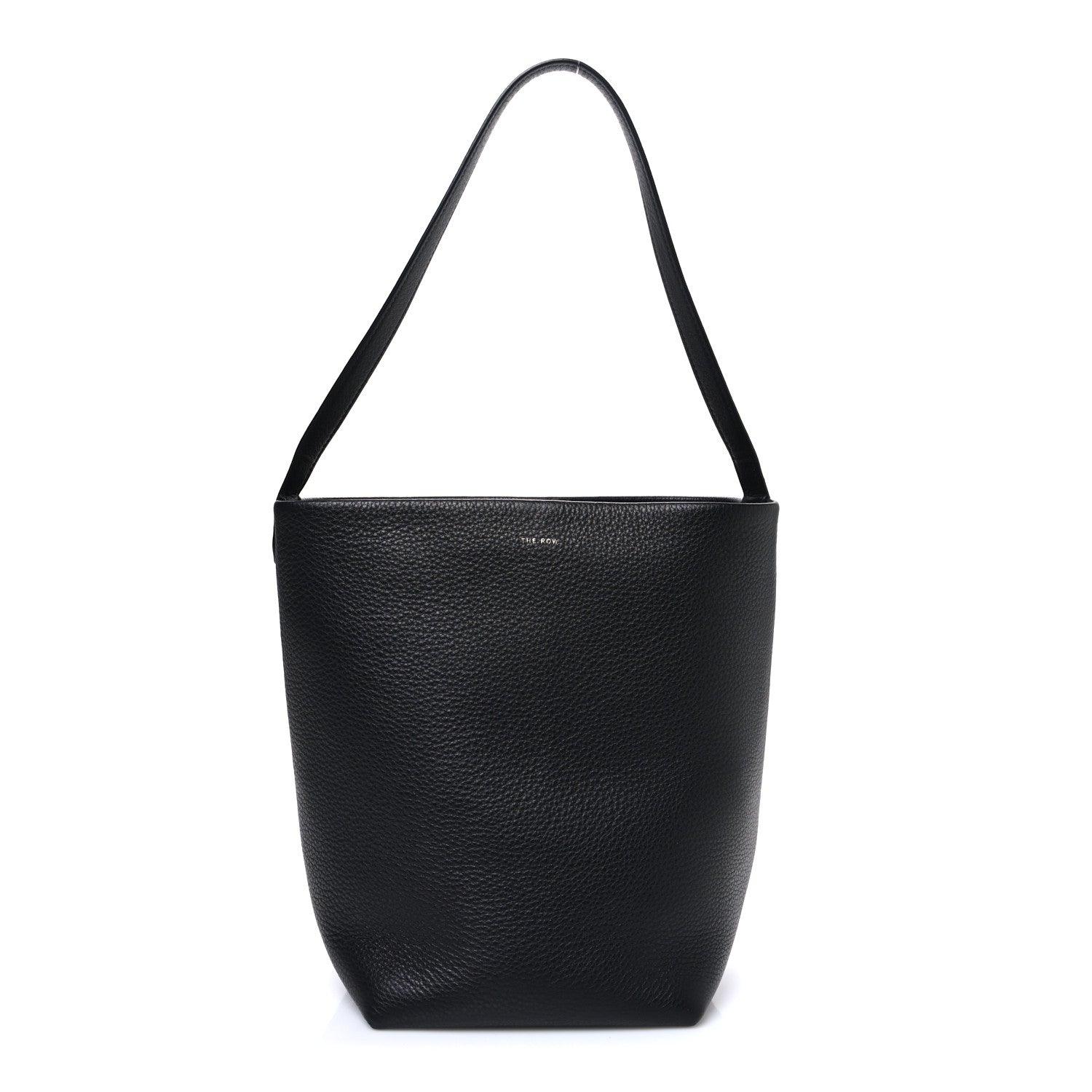 The Row Grained Calfskin Medium N/S Park Tote Black 1821264 