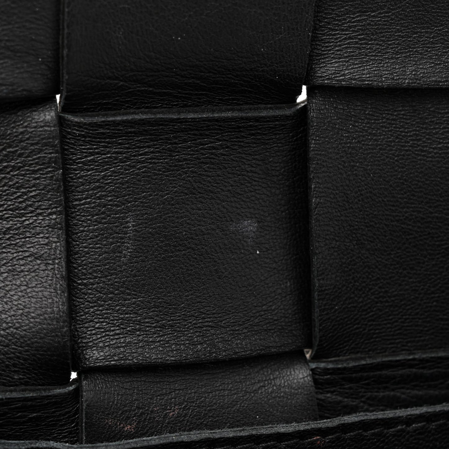 Lambskin Maxi Intrecciato Cassette Crossbody Bag Black