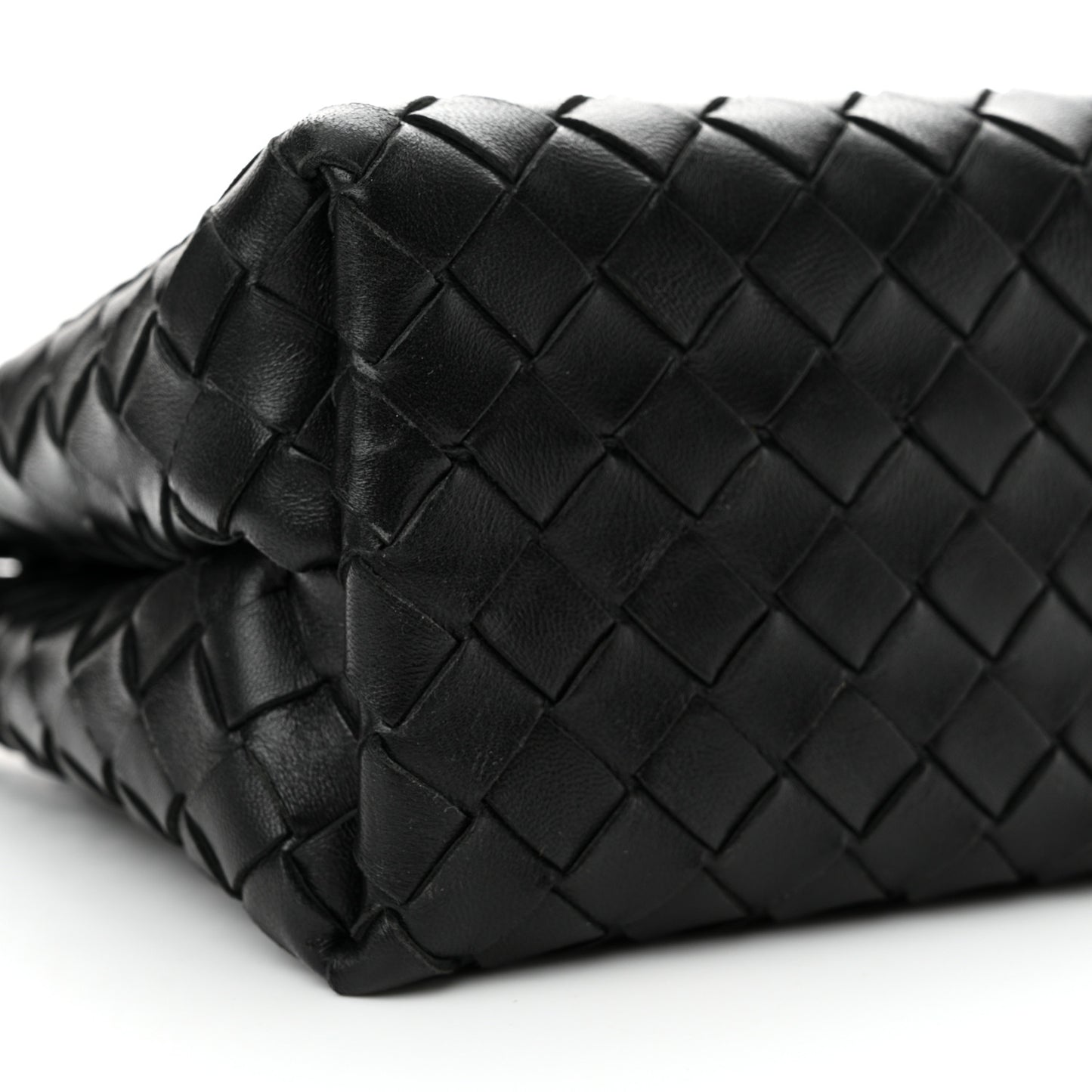 Nappa Intrecciato Small Andiamo Shoulder Bag Black