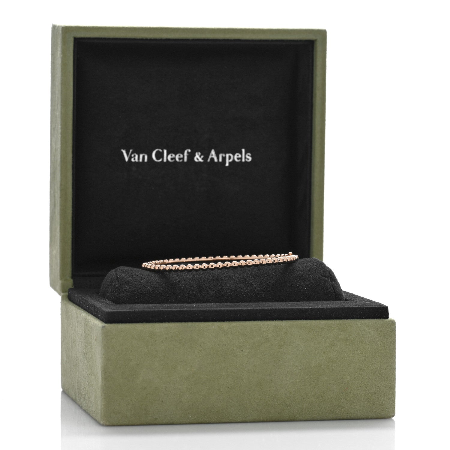 Van Cleef & Arpels 18K Rose Gold Perlee Pearls of Gold Bracelet M 4 of 4