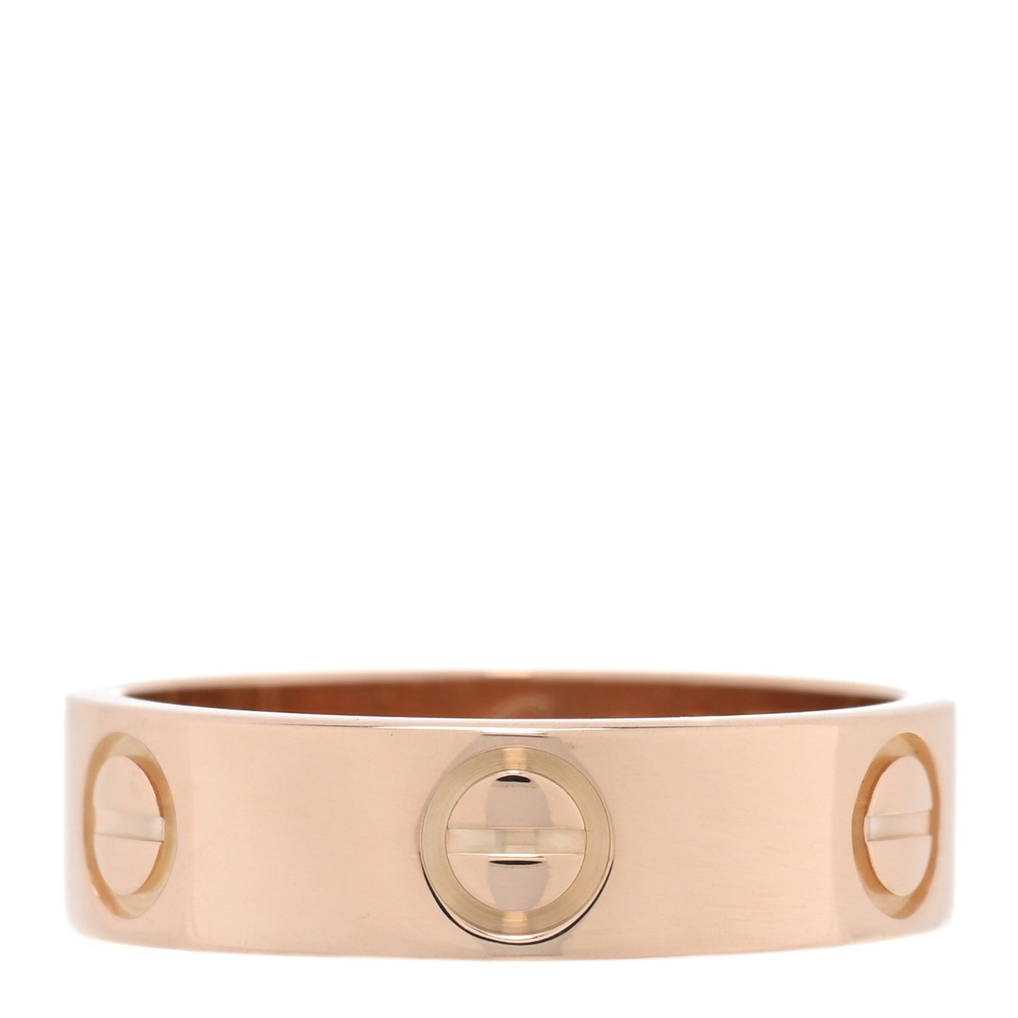 18K Pink Gold 5.5mm LOVE Ring 53 6.25
