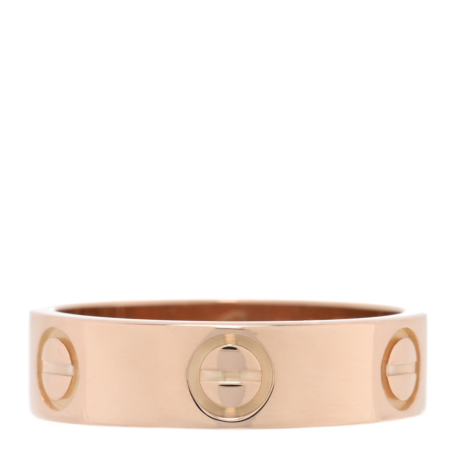 Cartier 18K Pink Gold 5.5mm LOVE Ring 53 6.25 3 of 4