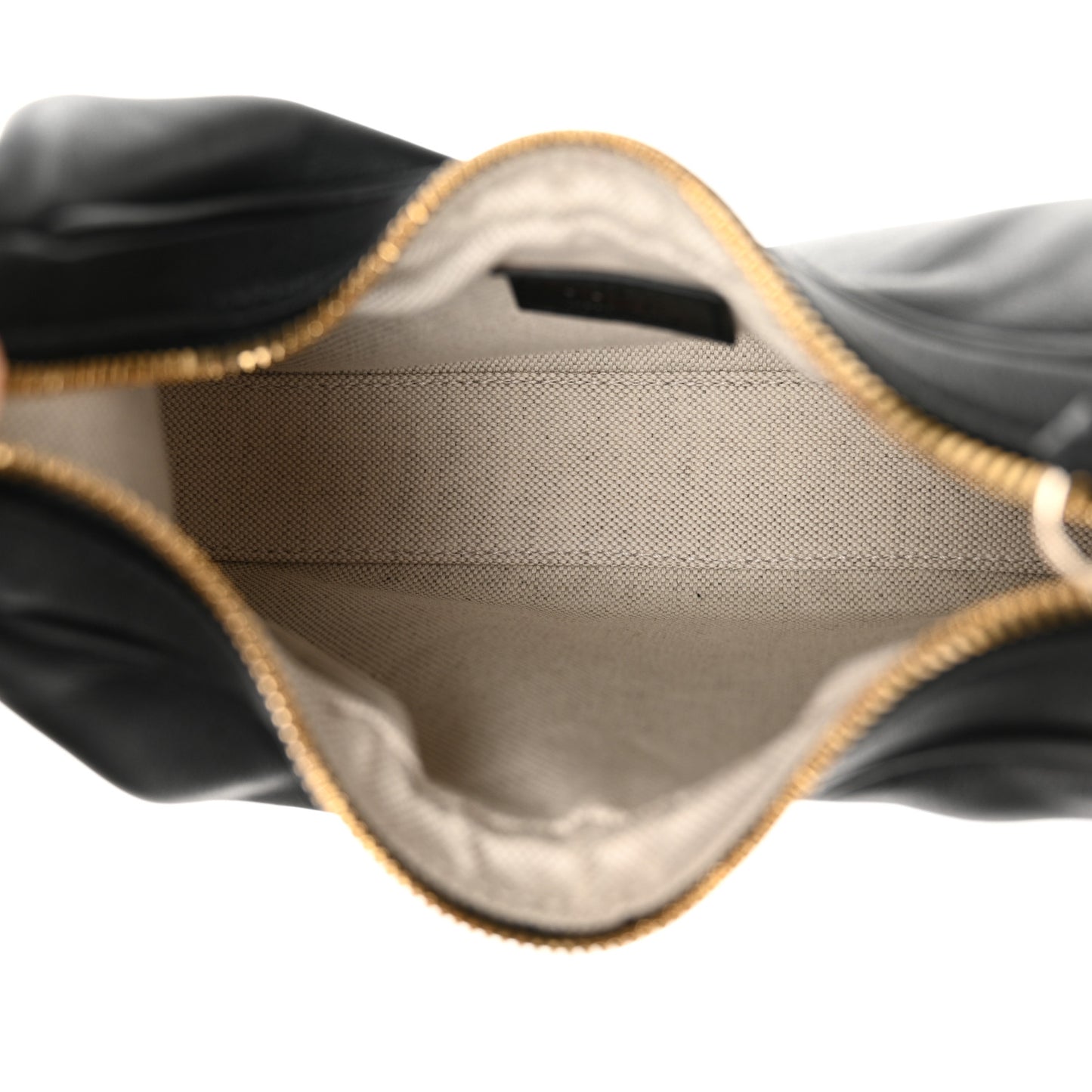 Aria Calfskin Web Small Attache Shoulder Bag Black