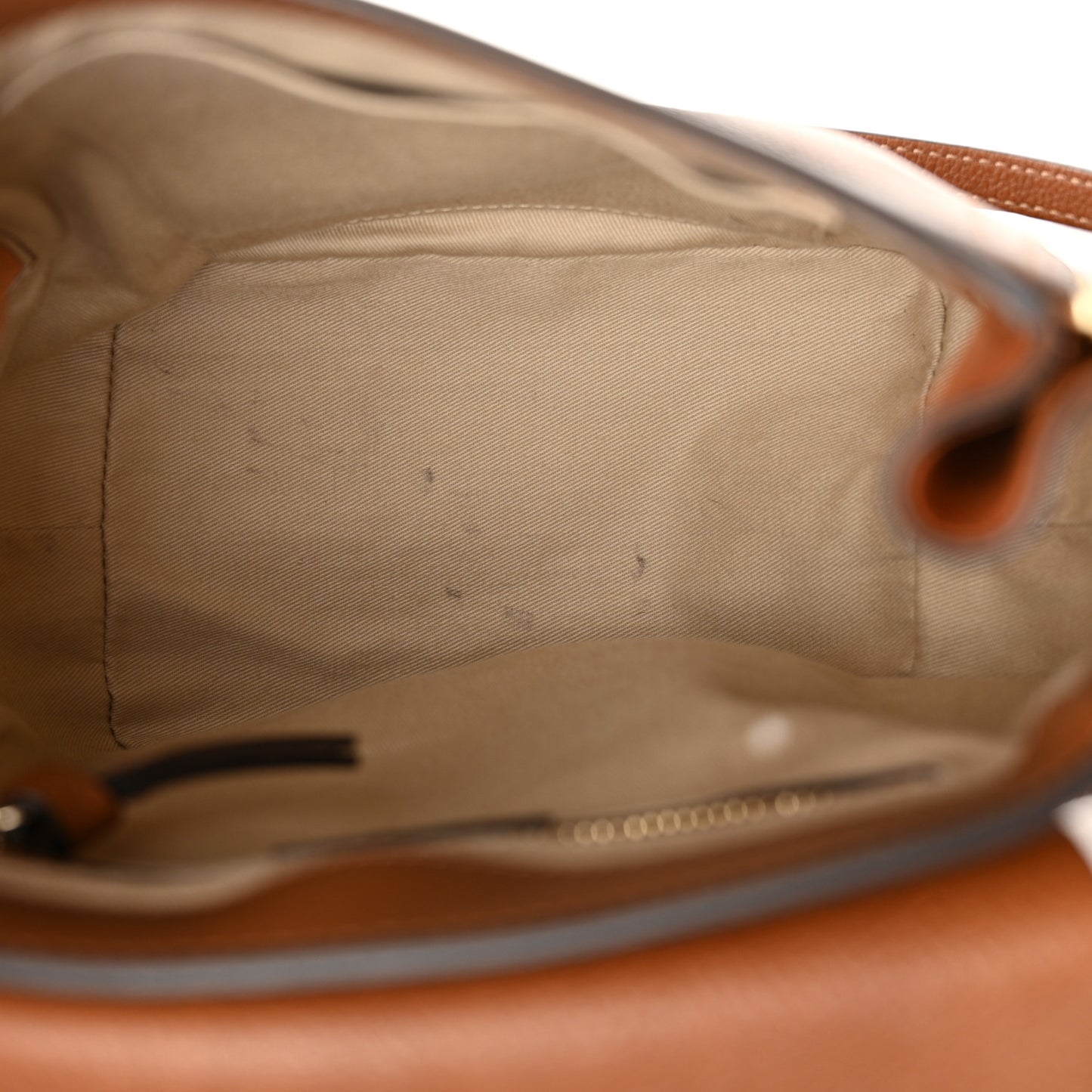 Suede Calfskin Medium Faye Backpack Tan
