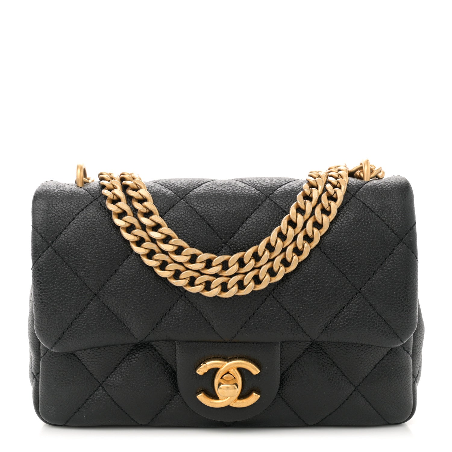 Chanel Caviar Quilted Mini Sweetheart Rectangular Flap Black 1 of 11