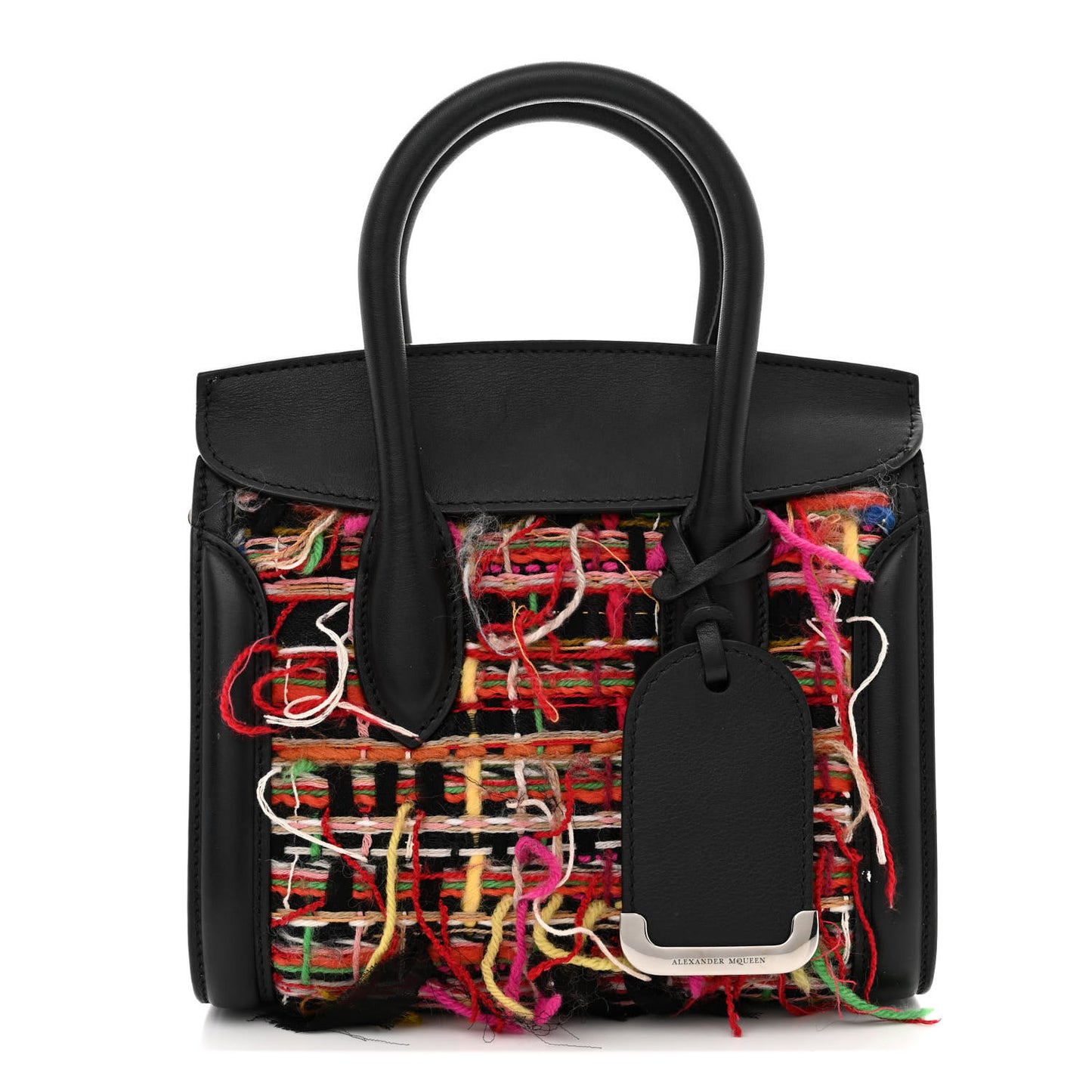 Tweed Sweet Calfskin Small Heroine 30 Multicolor Black