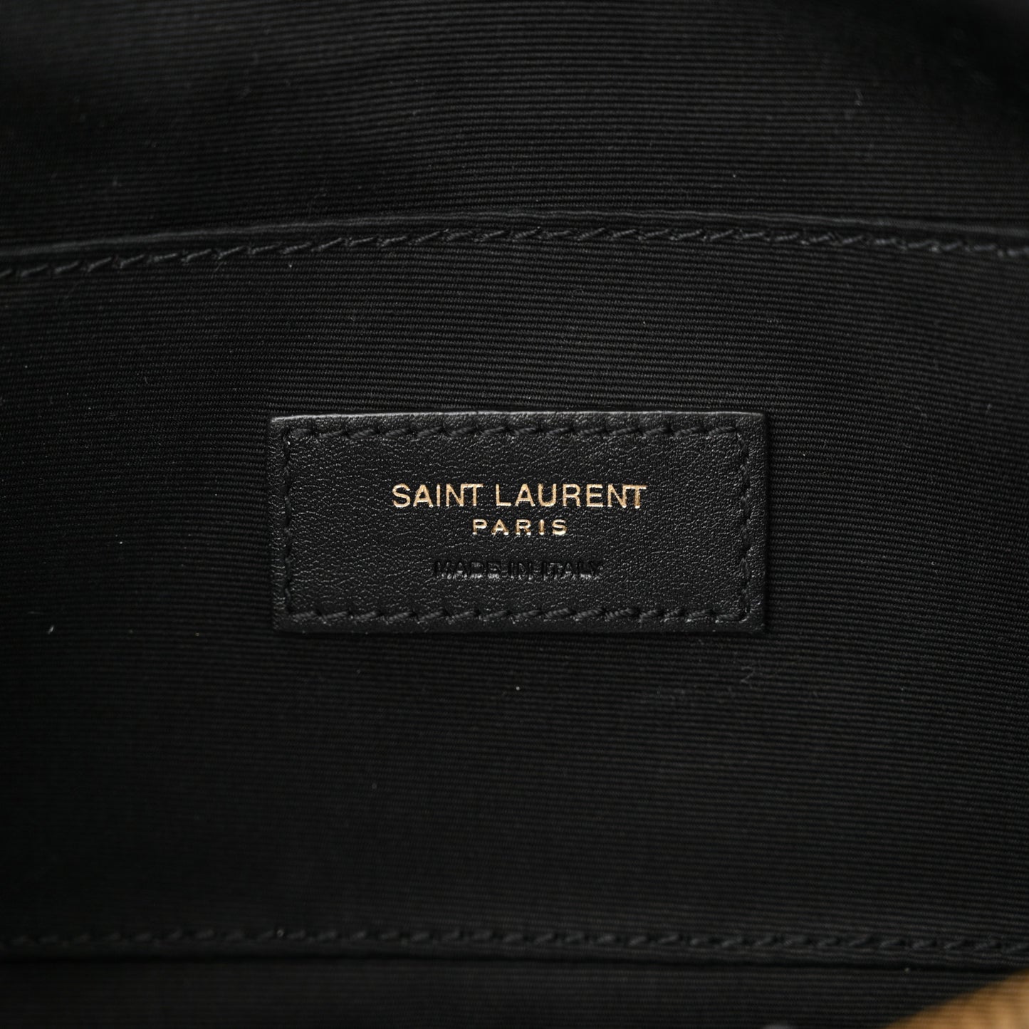 Grain De Poudre Monogram Belt Bag Black