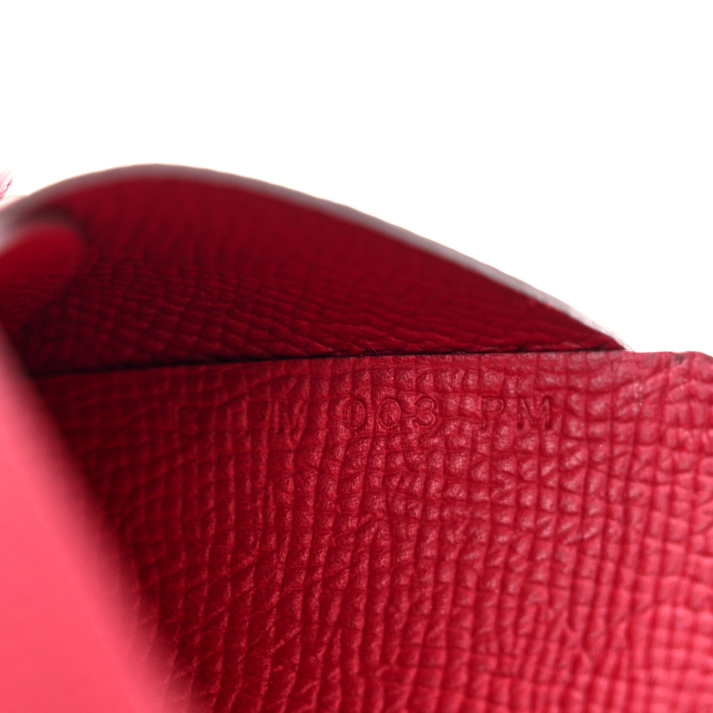 Epsom Calvi Duo Card Case Rubis