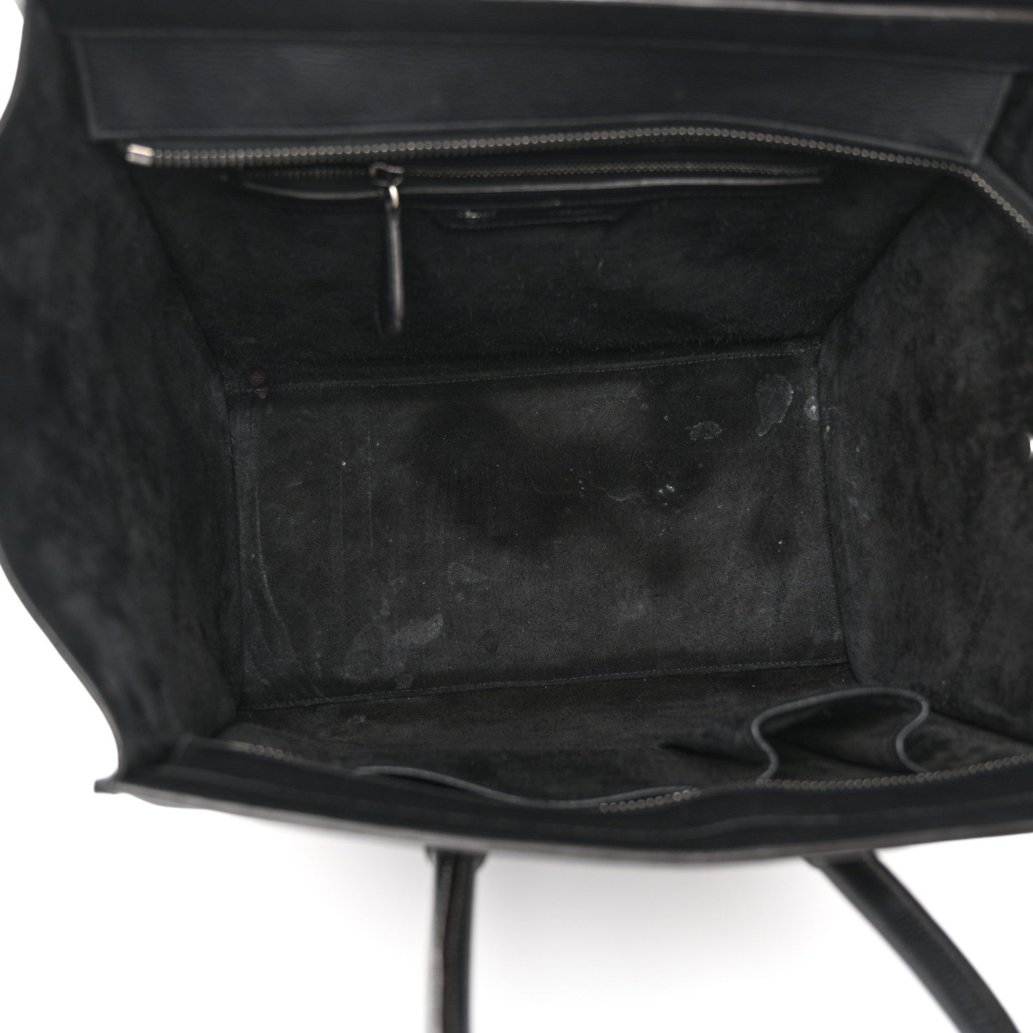 Celine Drummed Calfskin Mini Luggage Black 5 of 15