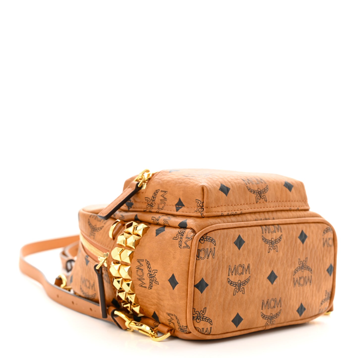 Visetos Side Stud X-Mini Stark Bebe Boo Backpack Cognac