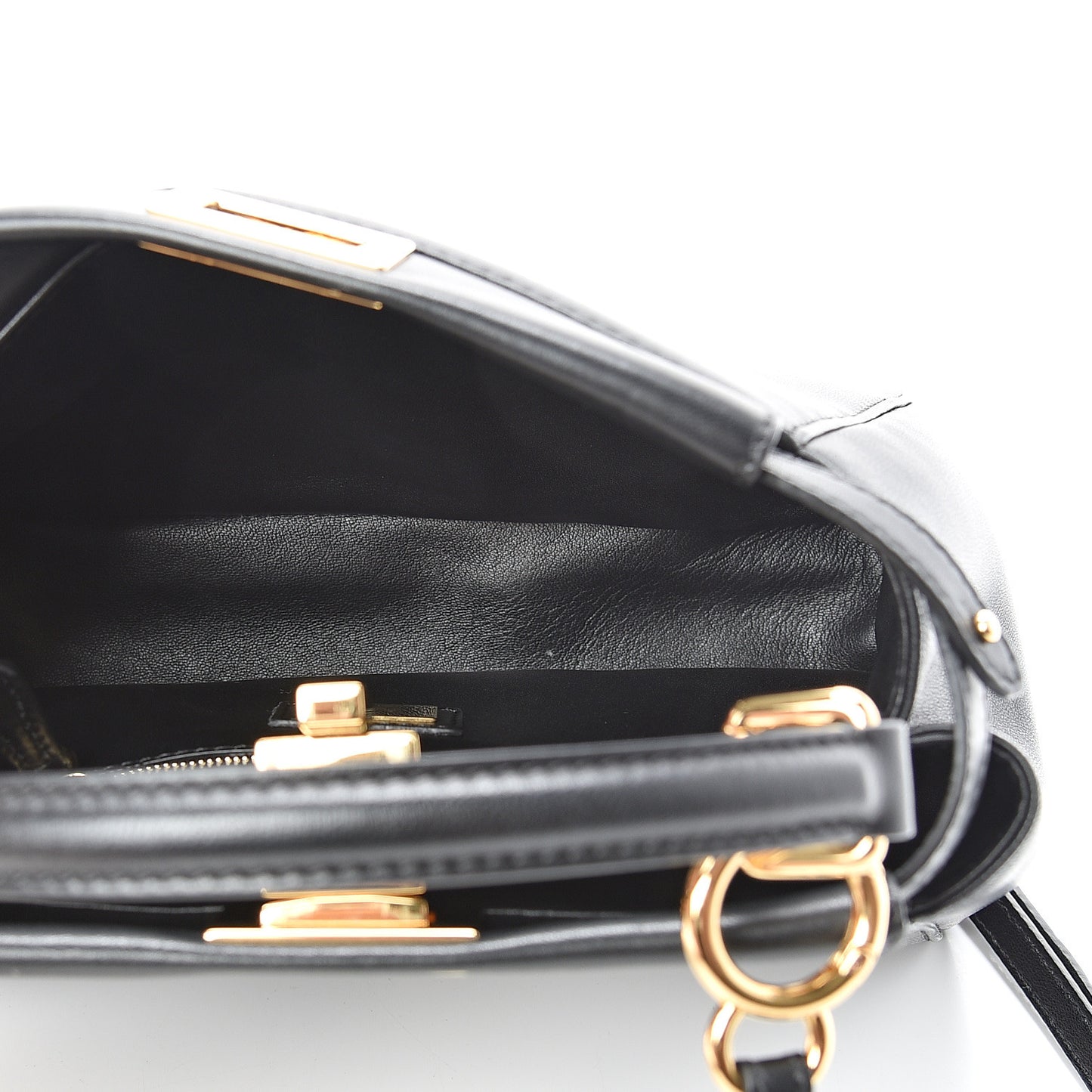 Nappa Mini Peekaboo Iconic Satchel Black