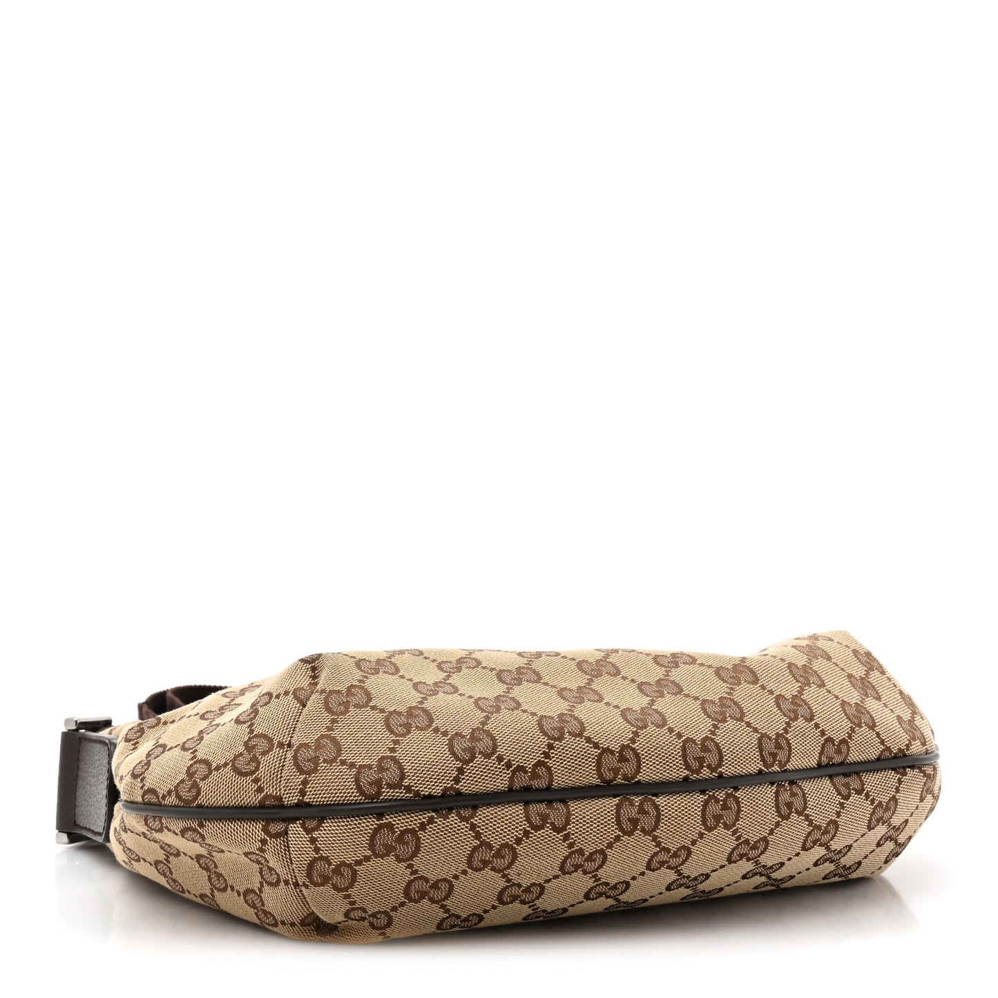 Monogram Medium Half Moon Hobo Dark Brown