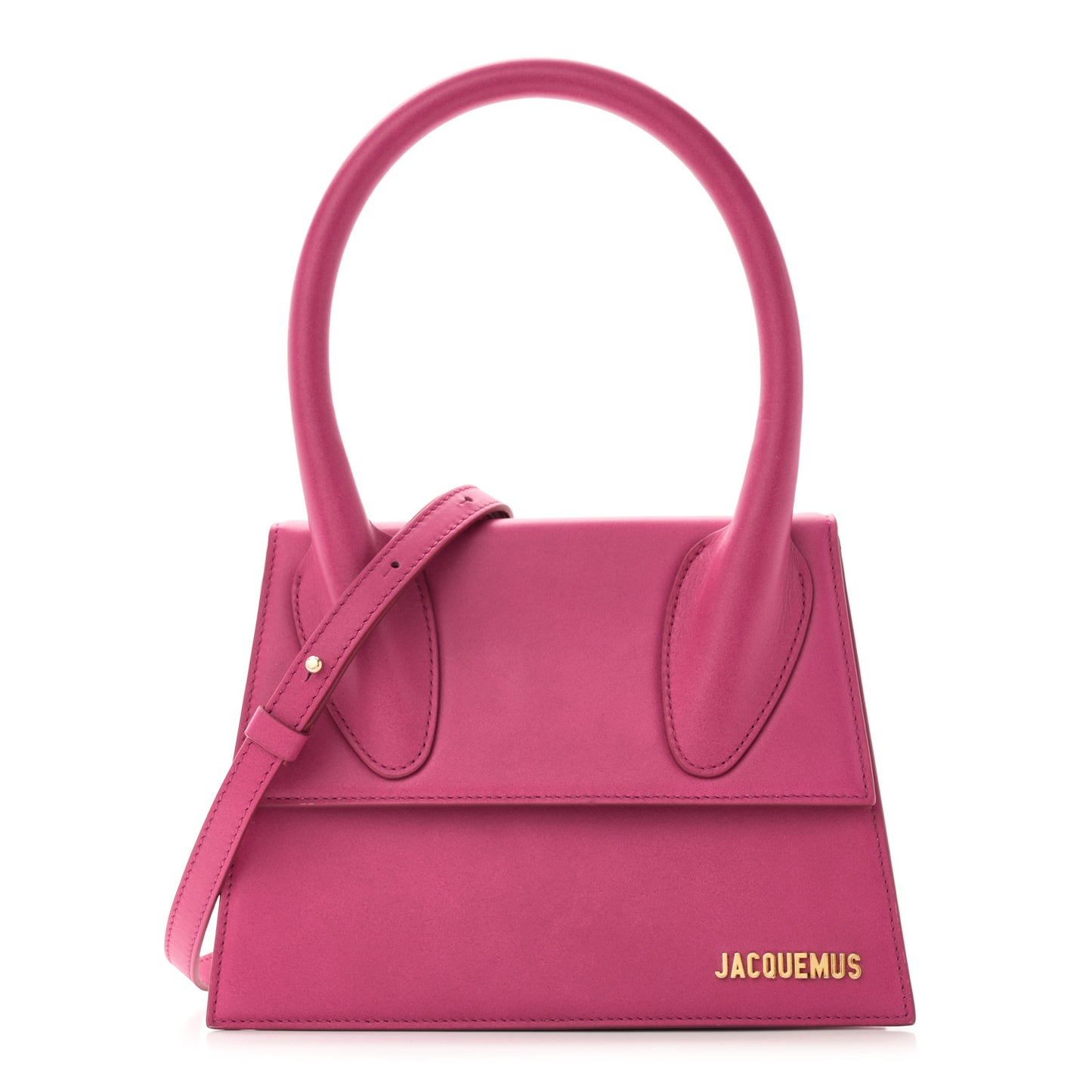 Smooth Calfskin Le Grand Chiquito Dark Pink