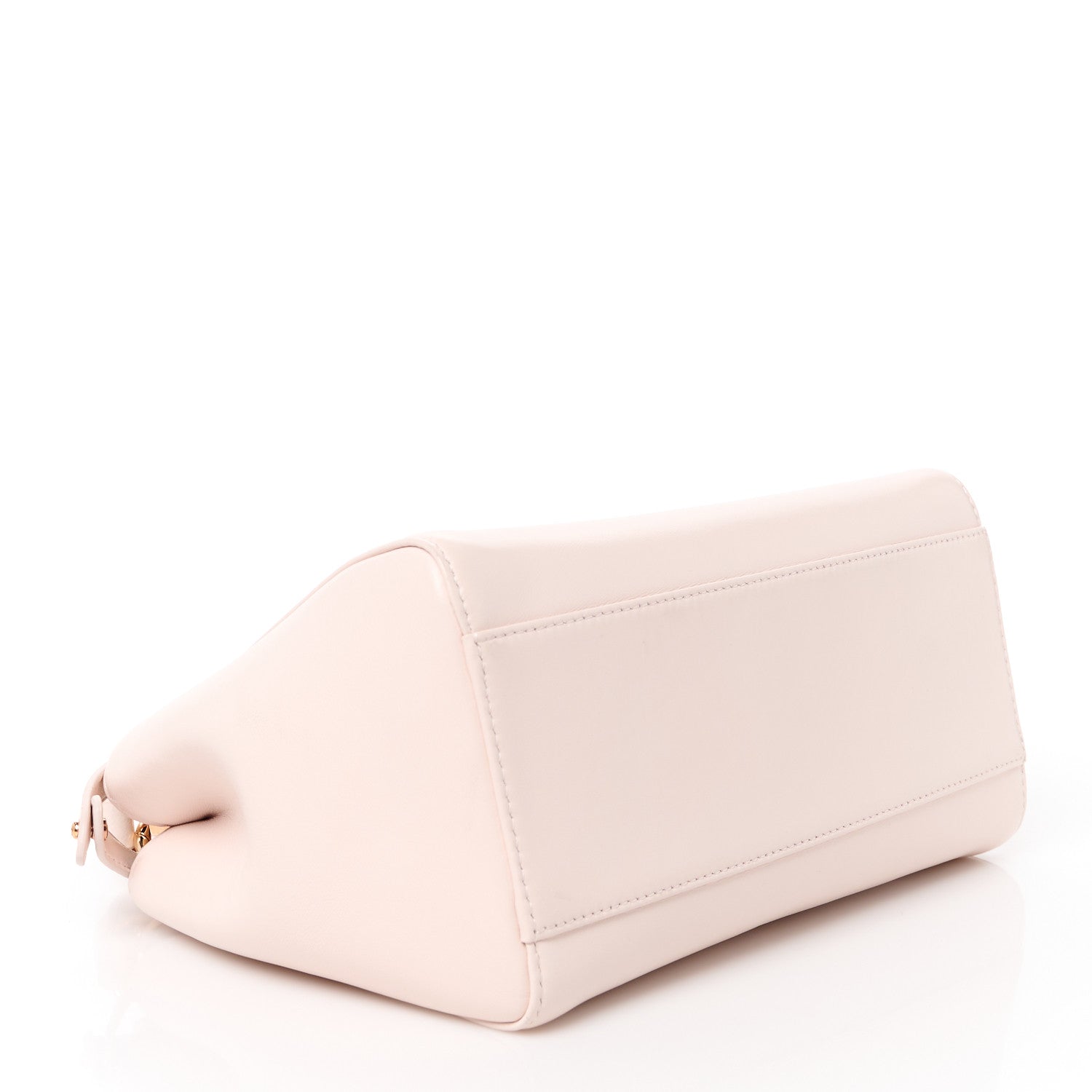 Fendi Nappa Mini Peekaboo Iconic Satchel Egg Shell 4 of 11